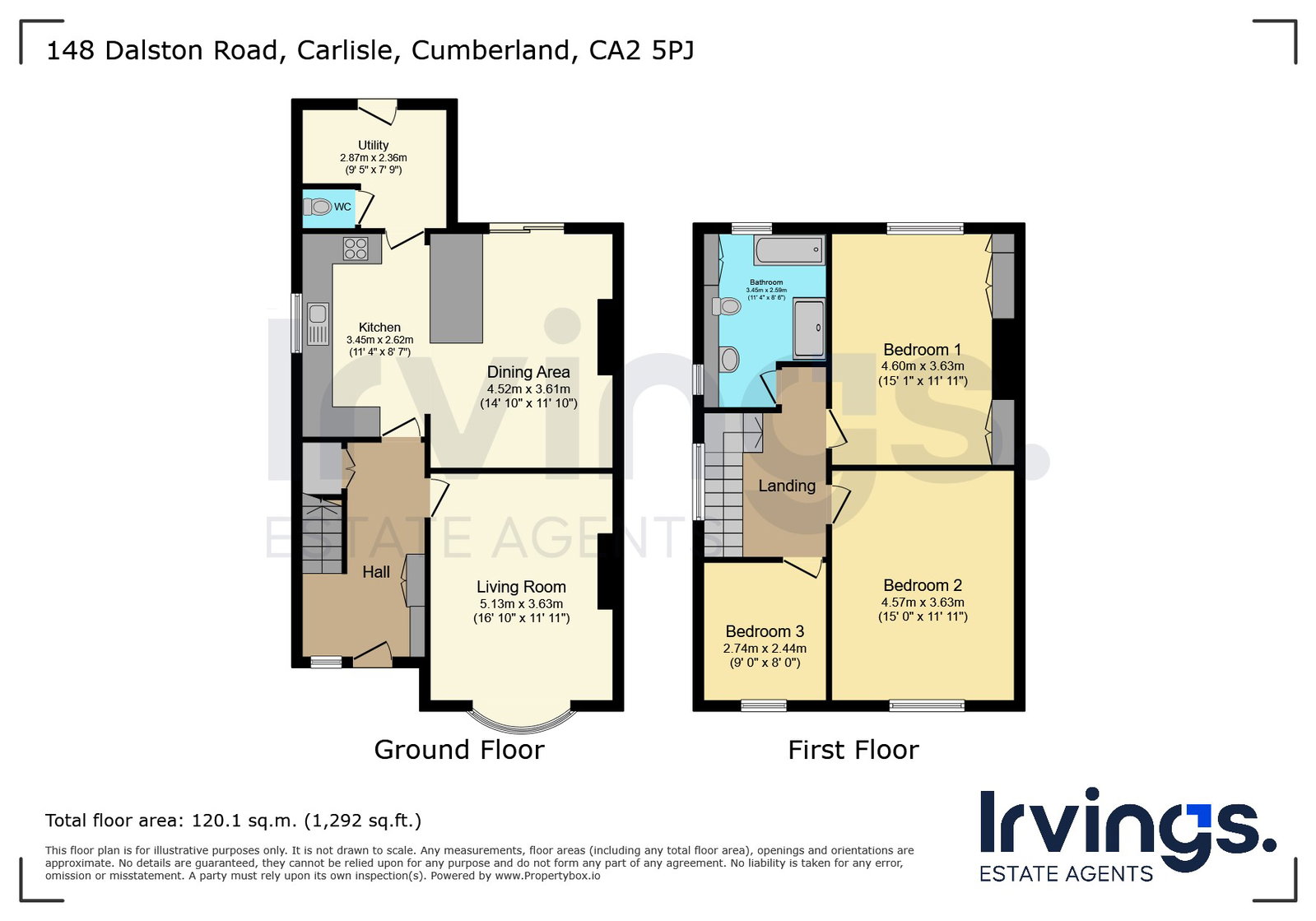 148, Dalston Road, Carlisle floorplan