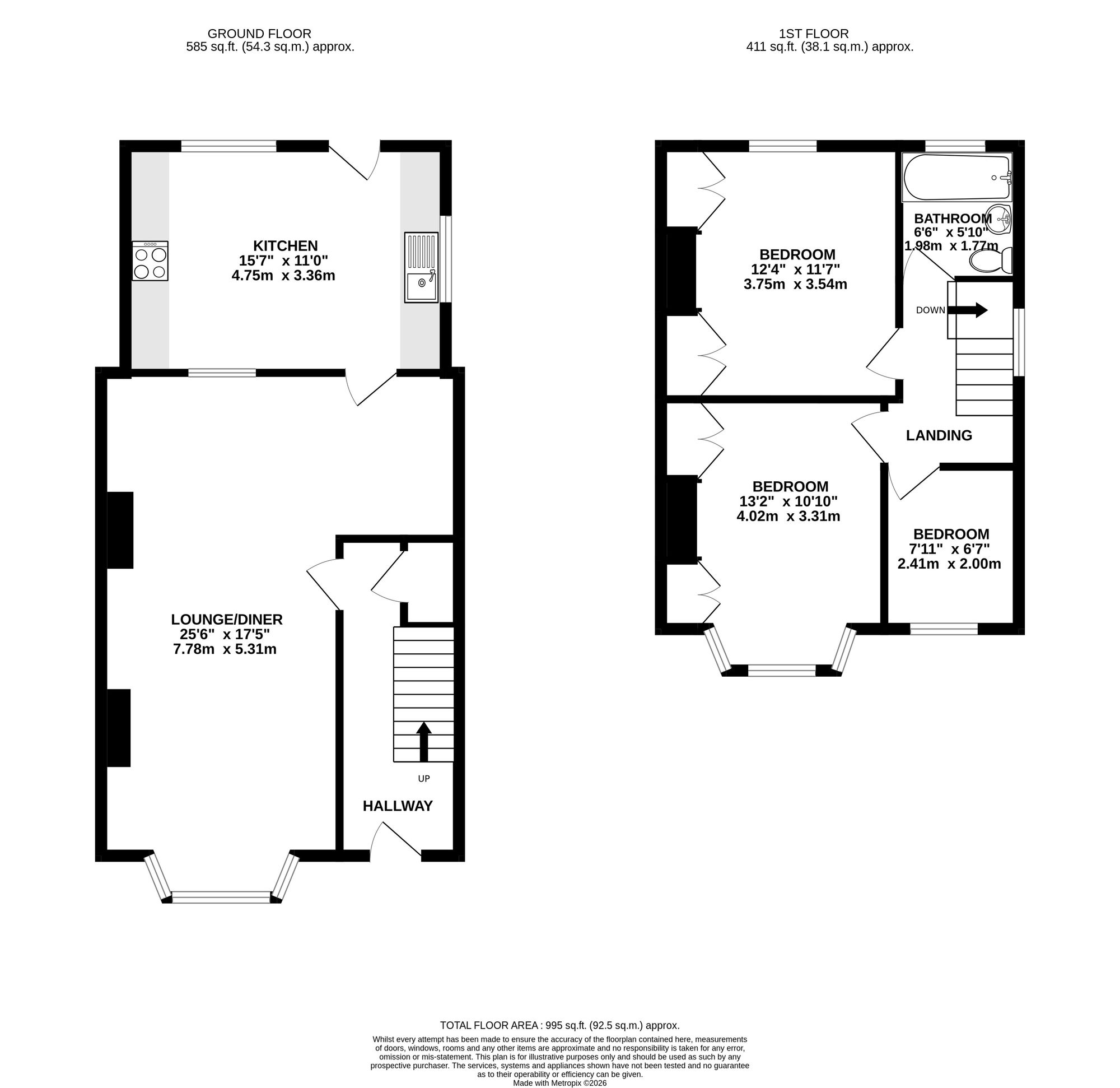 15 Cromwell Road, Newport floorplan