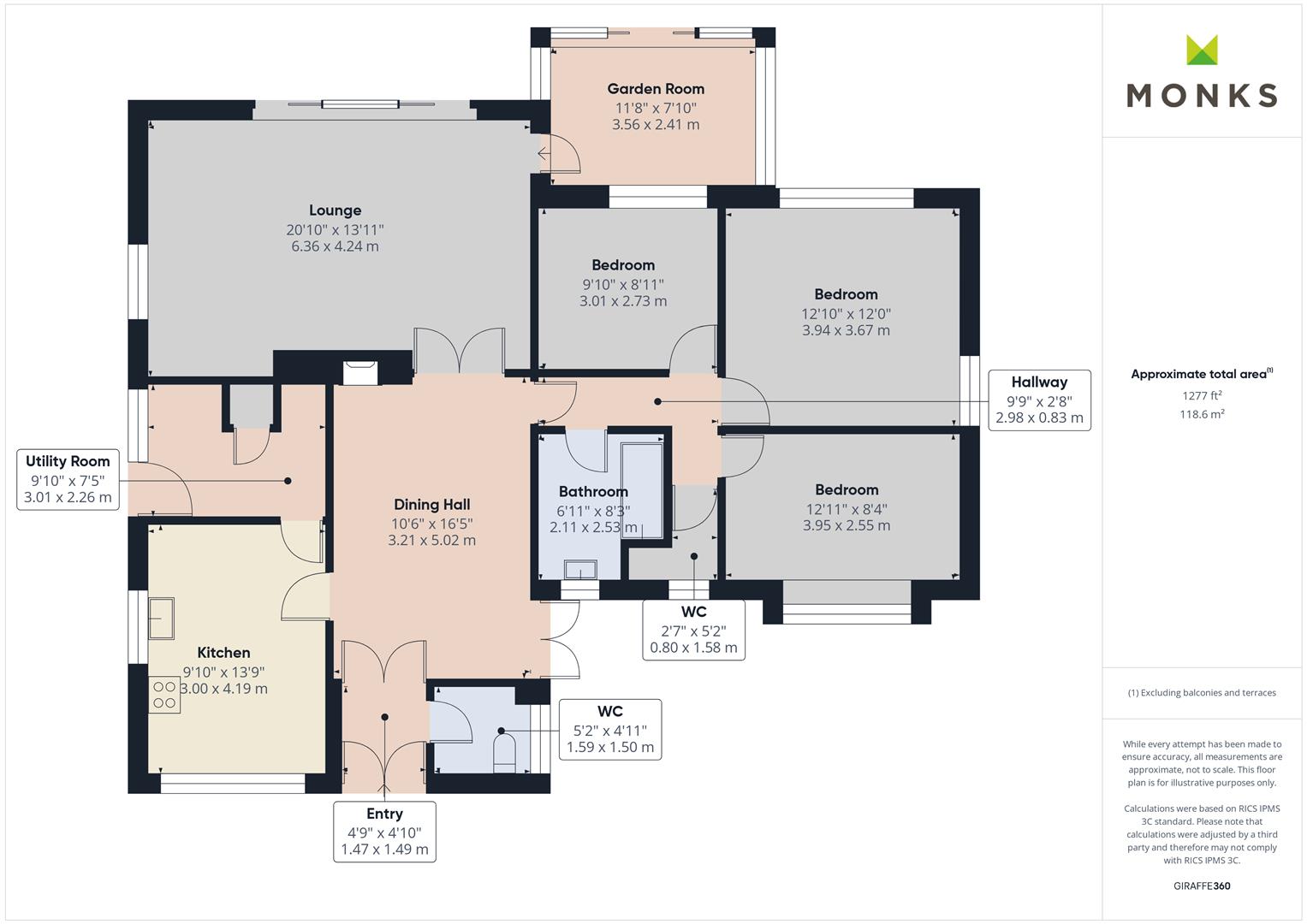 16 Back Lane, Shrewsbury floorplan