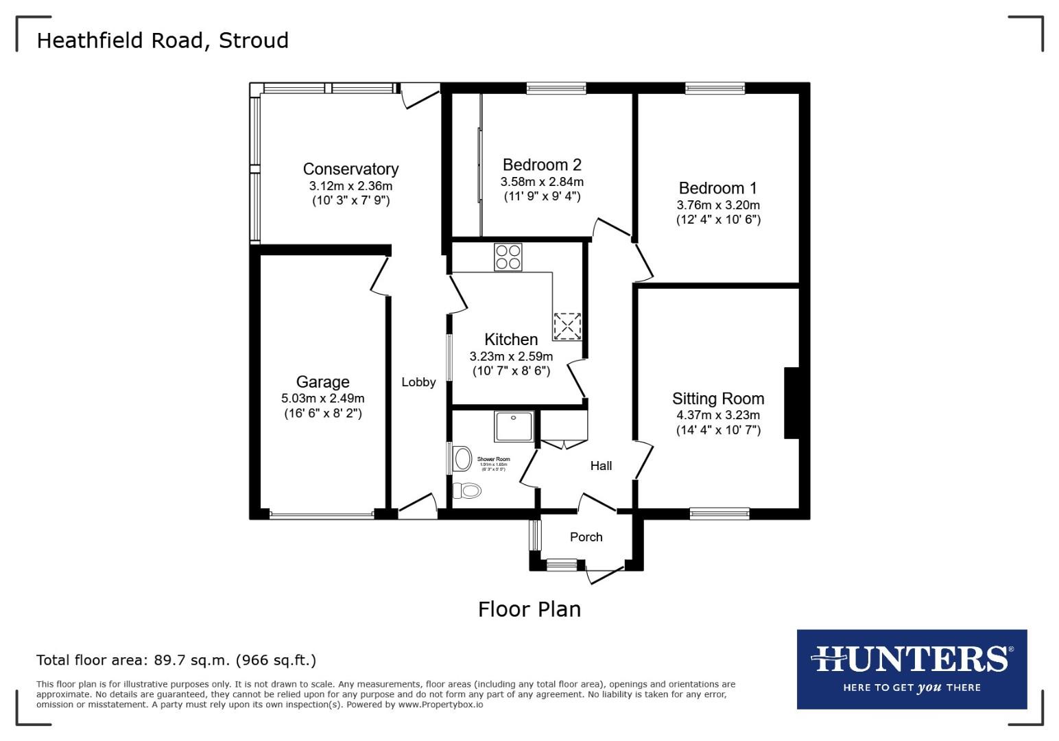 3, Heathfield Road, Stroud floorplan