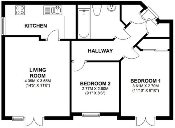 2 Bedrooms Flat for sale in Ellsworth House, Woodshires Road, Solihull B92.