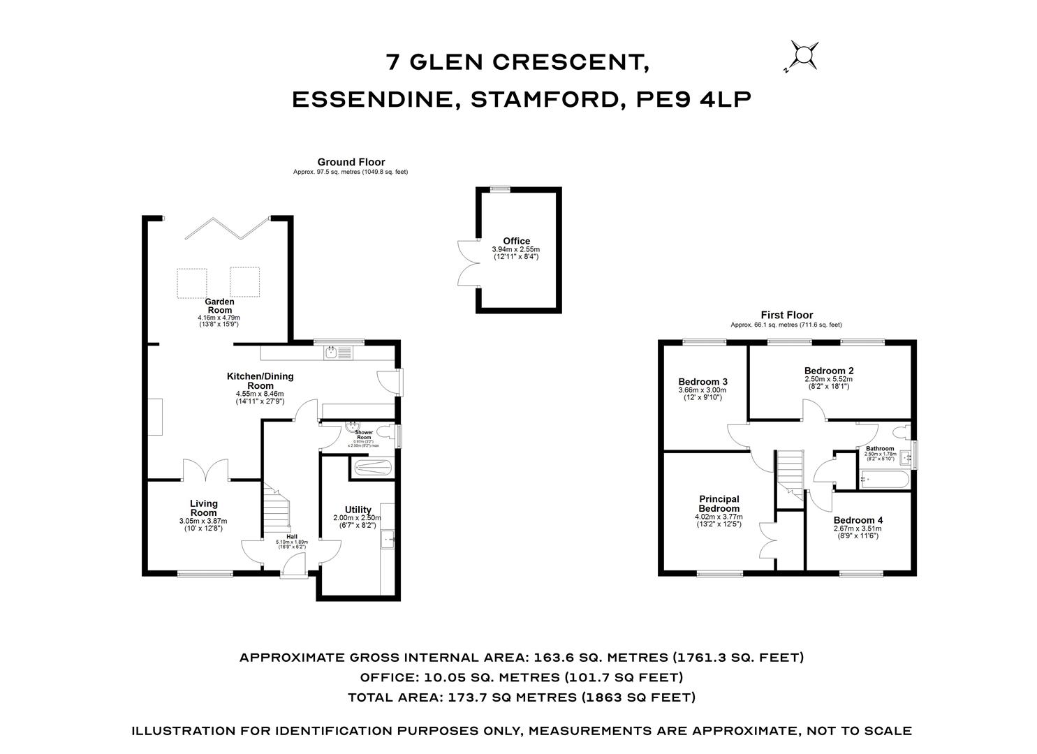 7, Glen Crescent, Stamford floorplan