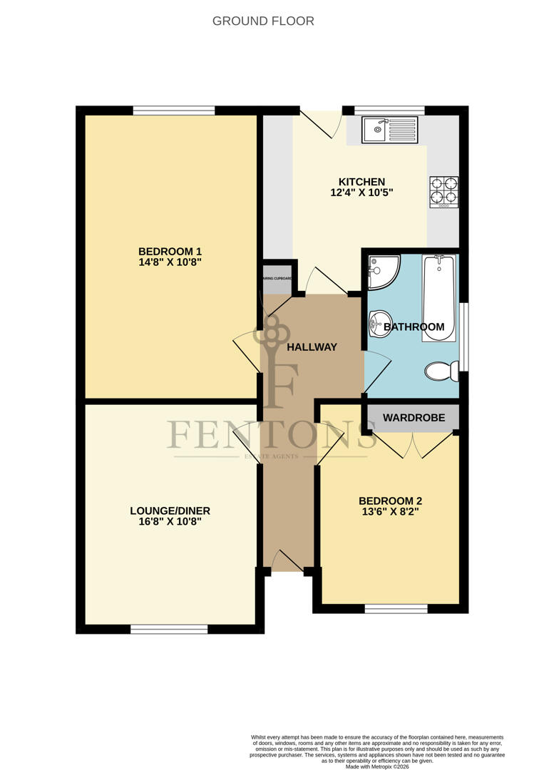 33, Garden Road, Walton On The Naze floorplan
