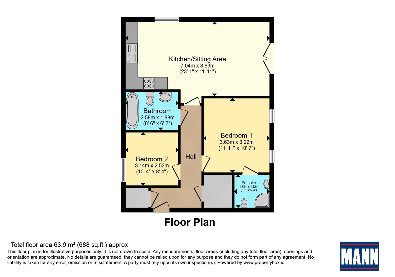 32, Lynn Crescent, Hampshire floorplan