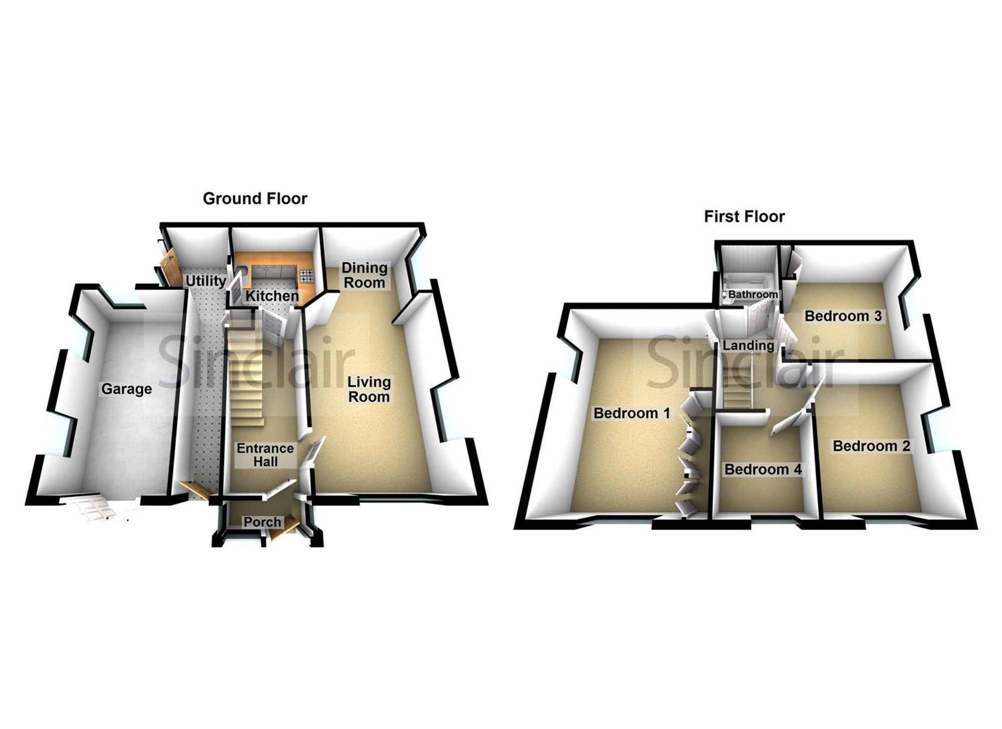 1 Waverley Road, Leicester floorplan