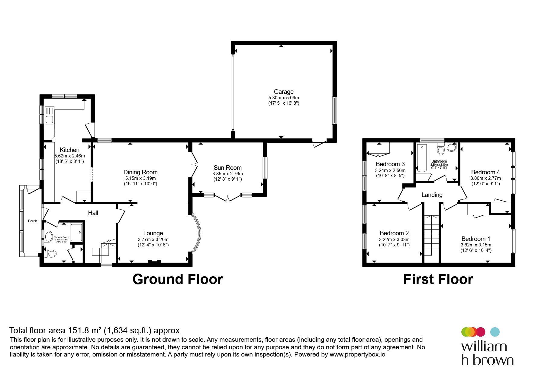 9, Sutherland Drive, Lowestoft floorplan