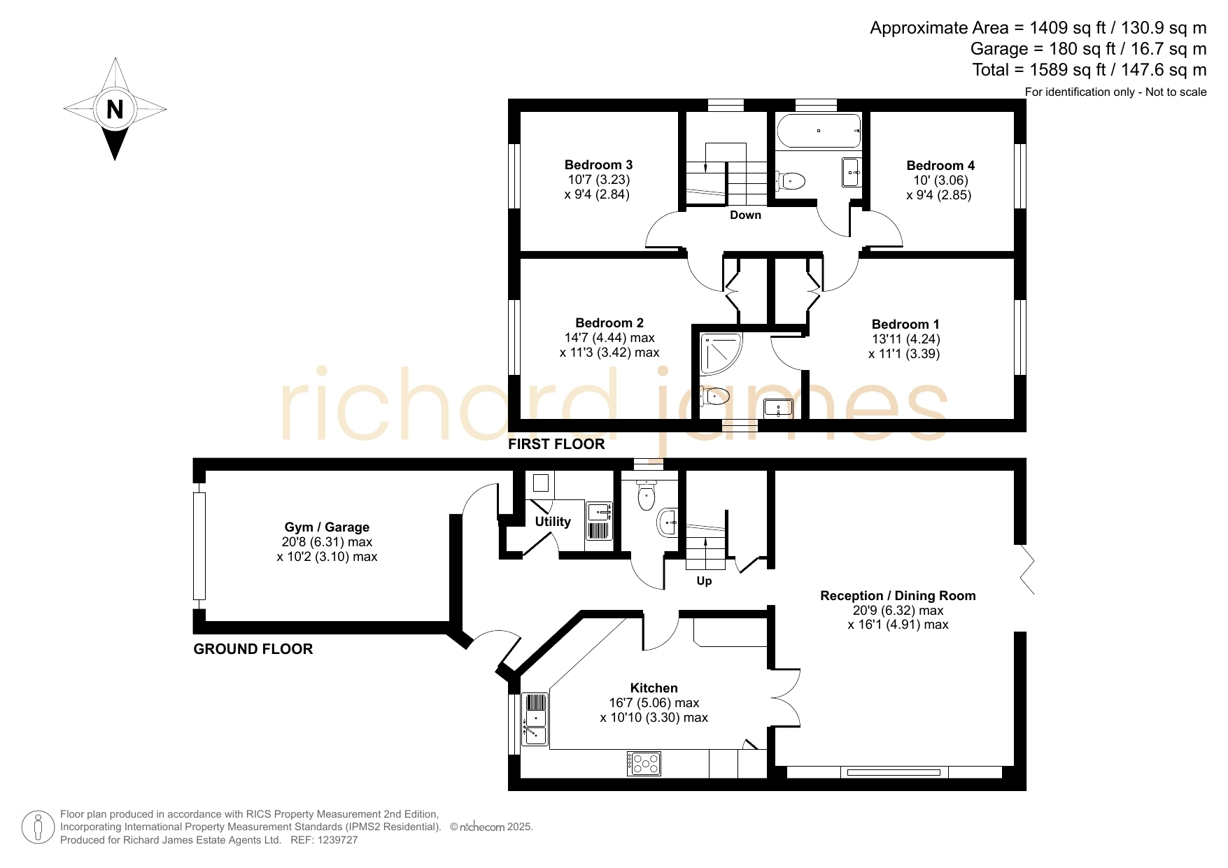 9A, Peartree Close, Purton floorplan