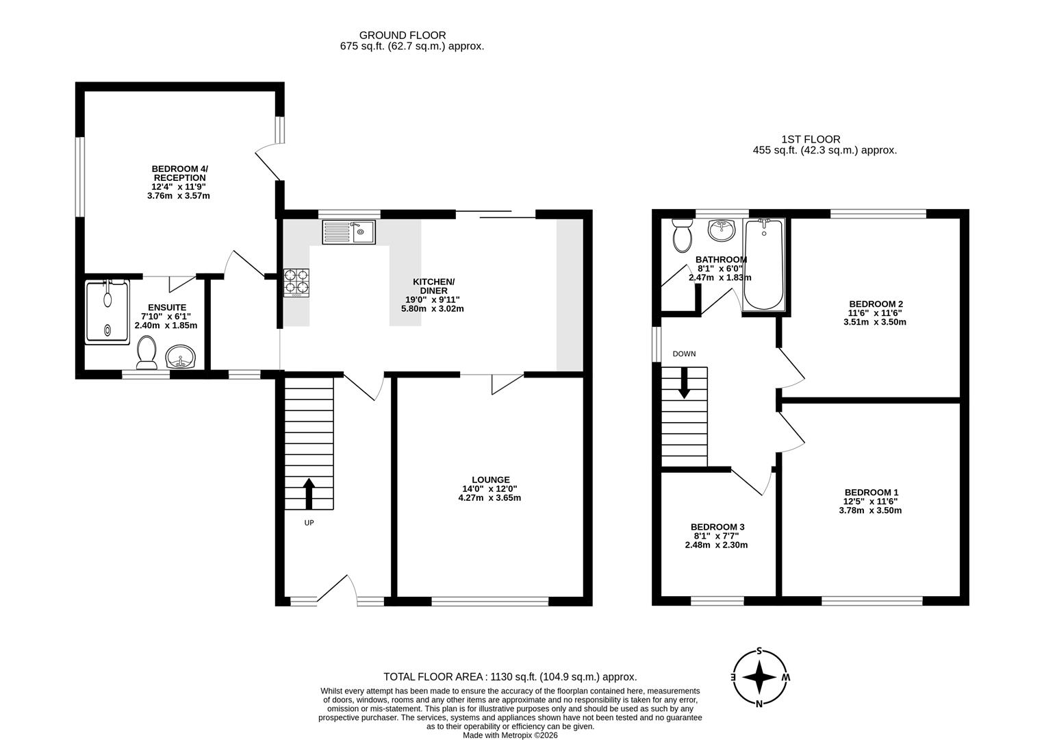 Austin Crescent, Scunthorpe floorplan
