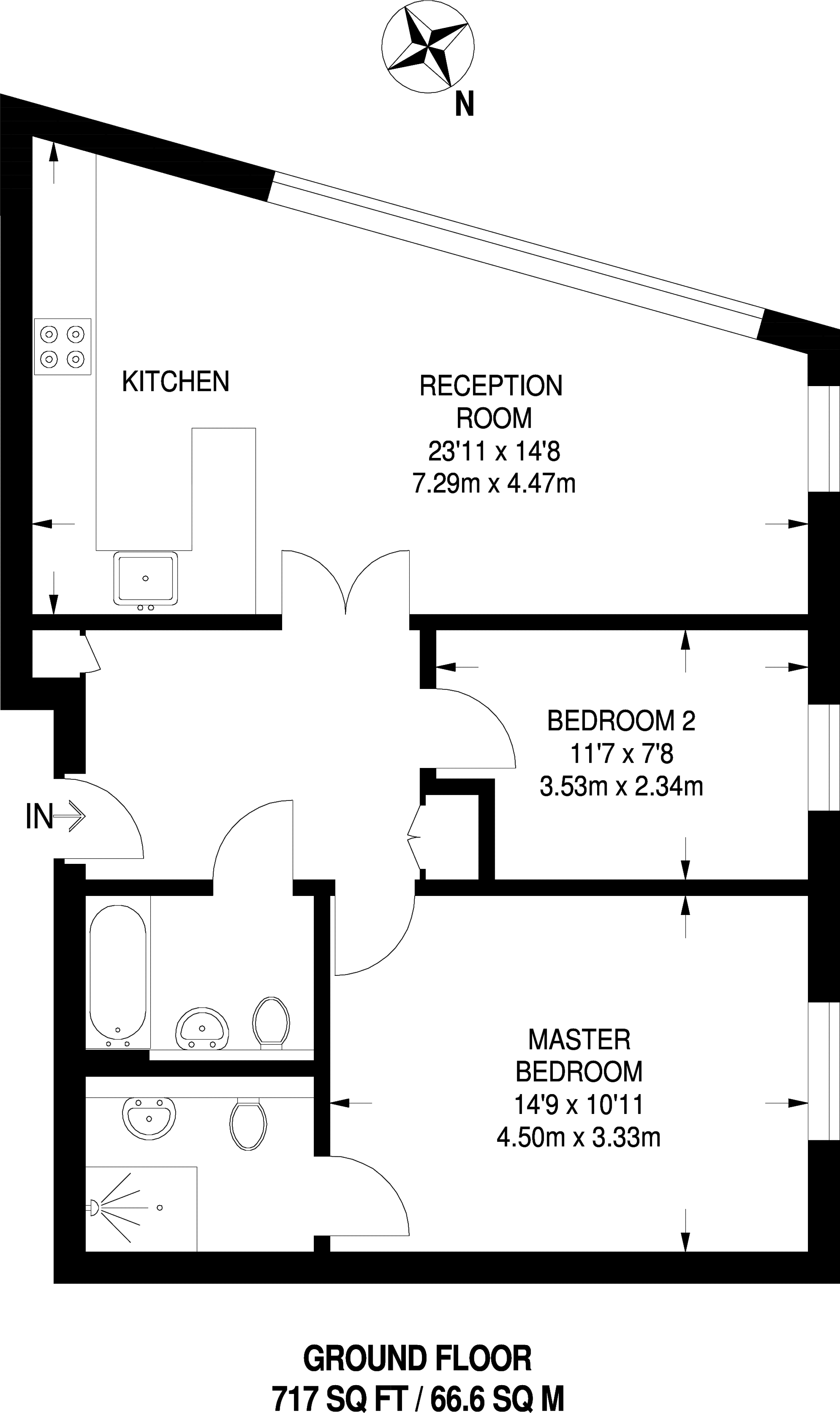 2 Bedrooms Flat to rent in Langbourne Place, Isle Of Dogs E14