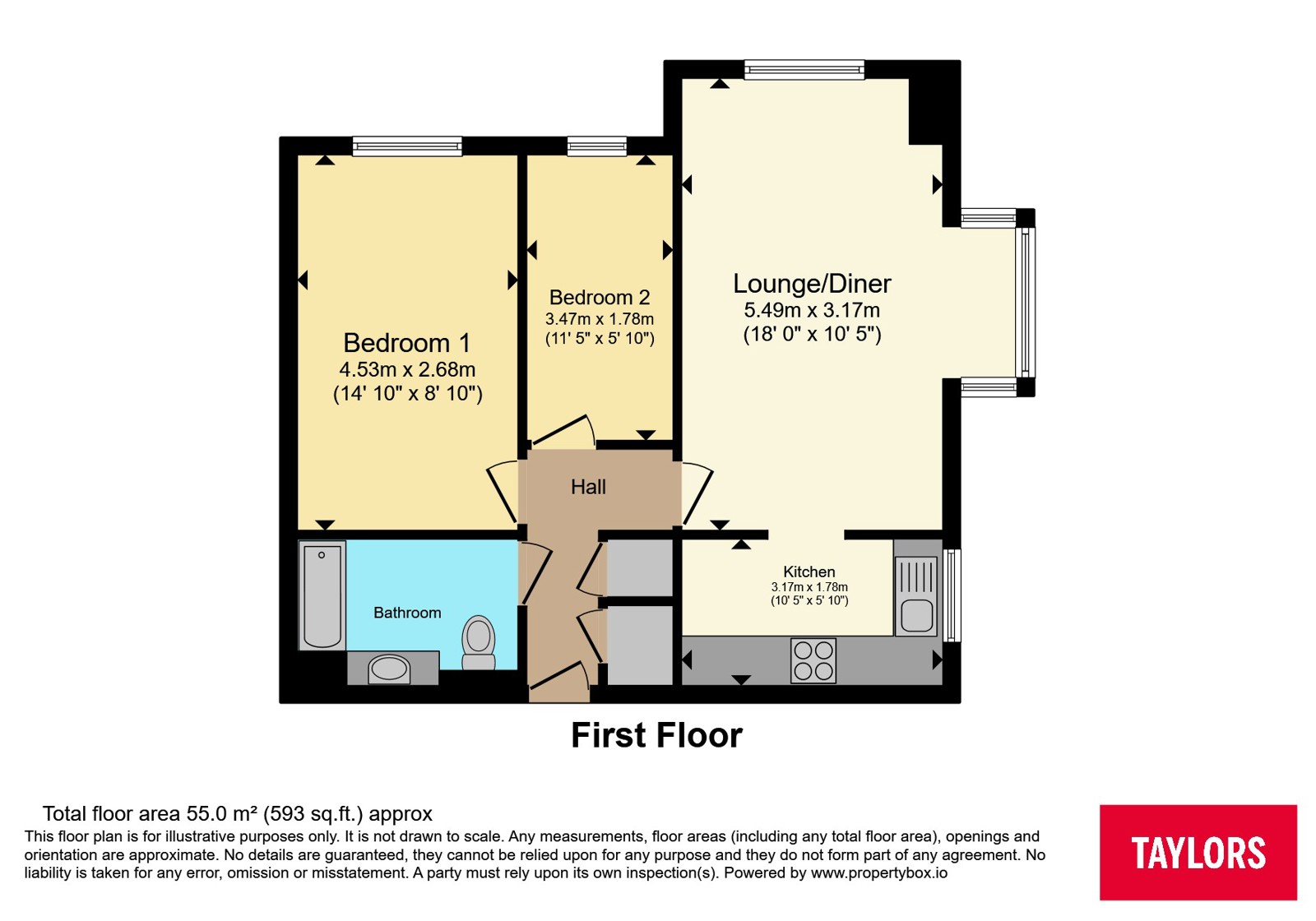 26, Rosebury Court, Leighton Buzzard floorplan