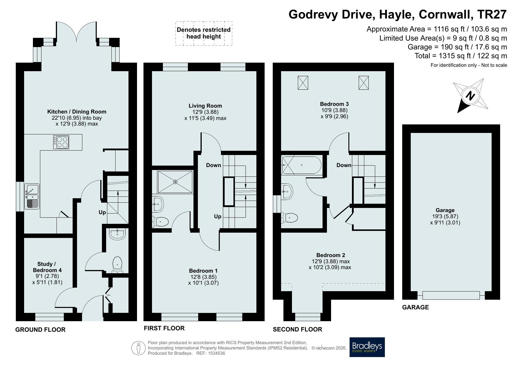 Godrevy Drive, Cornwall floorplan