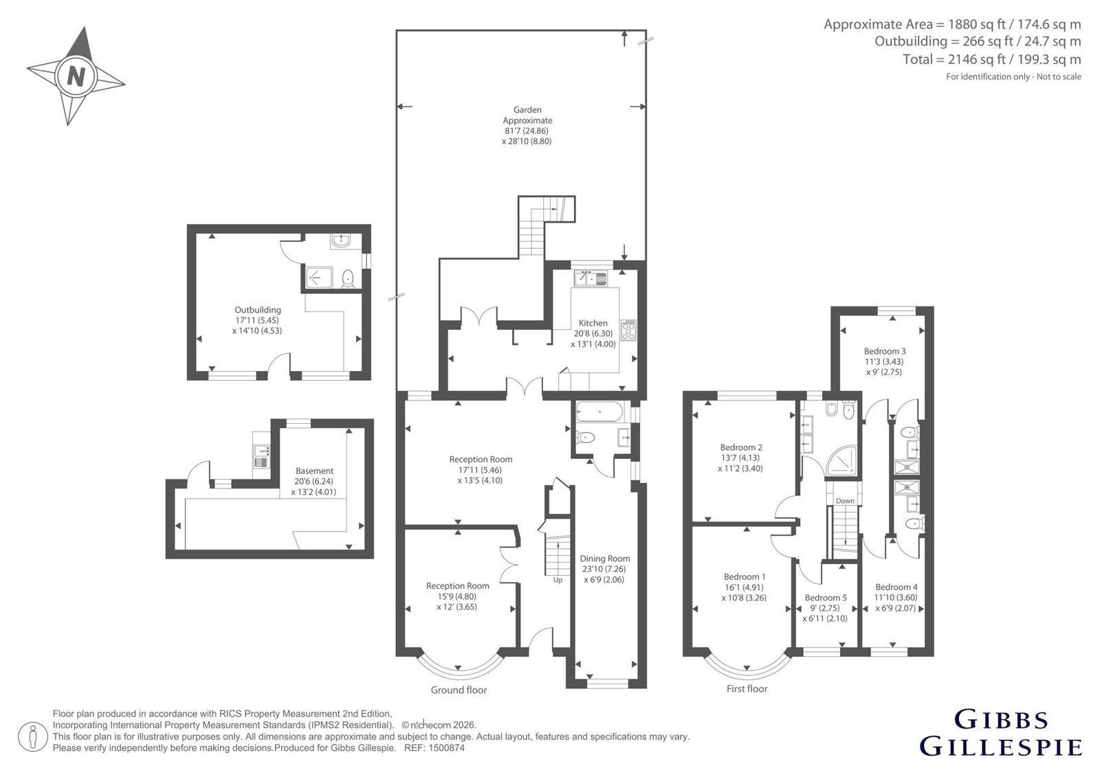21, Woodcroft Avenue, Middx floorplan