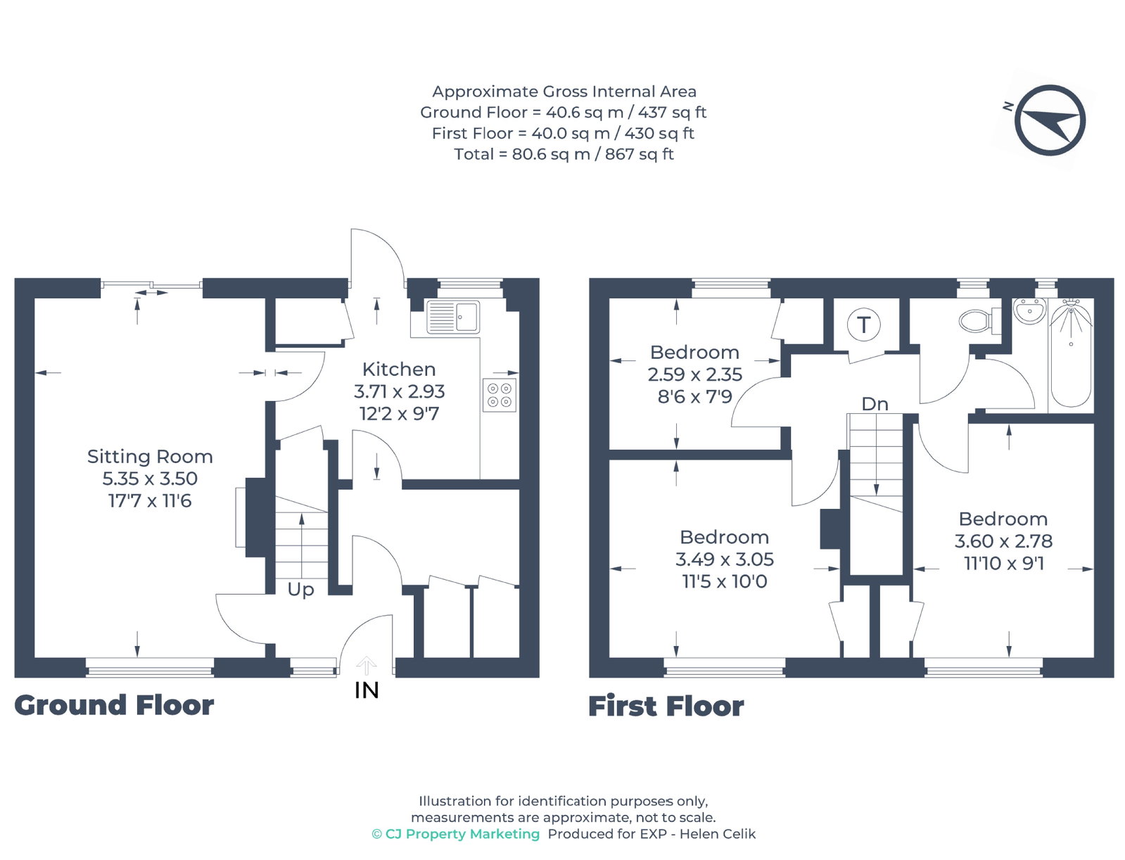 48, Oaks Cross, Stevenage floorplan