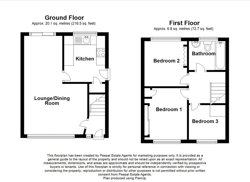 15, Grampion Close, Ashford floorplan