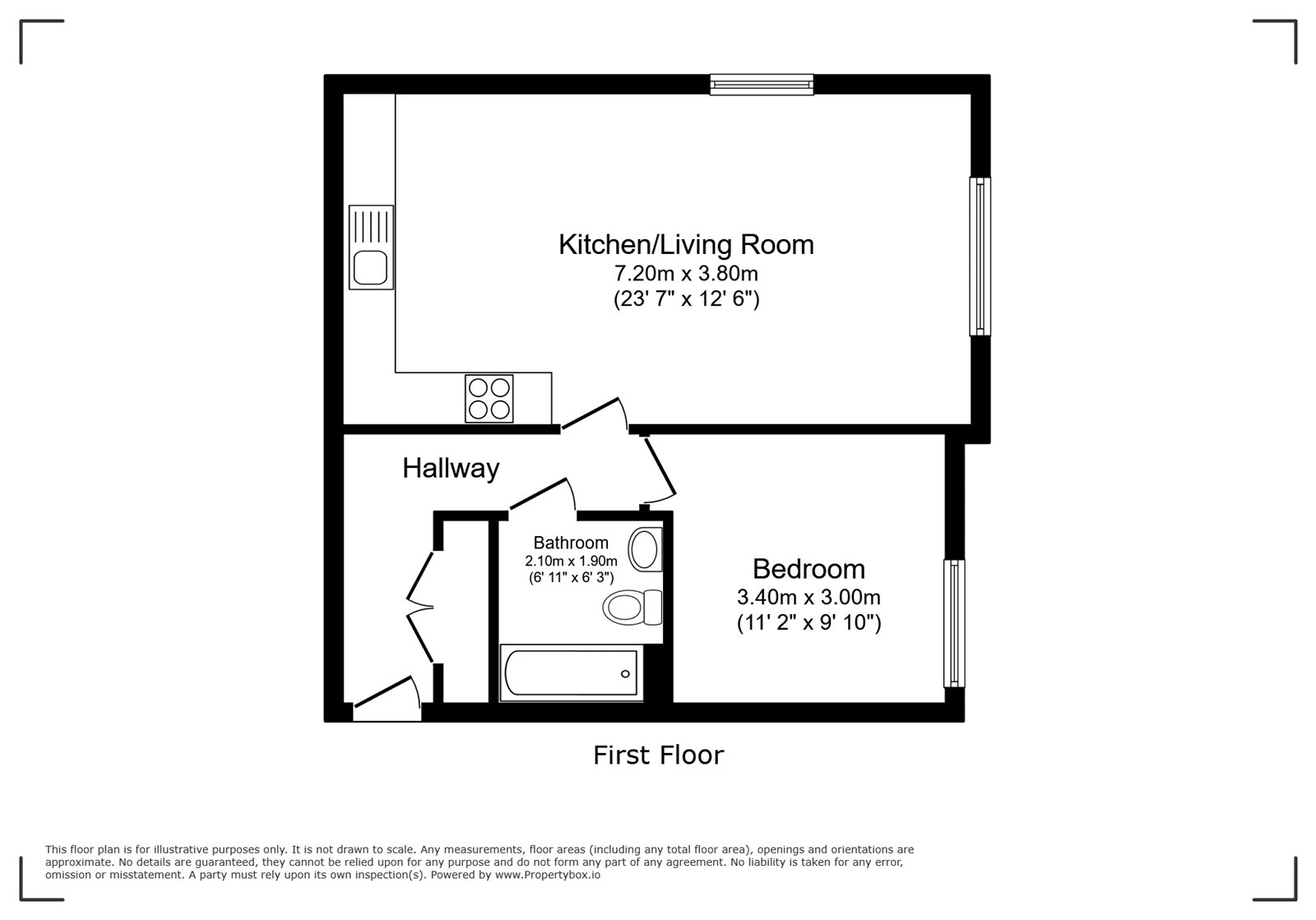 6, The Courtyard, Fleet Mill, Fleet floorplan