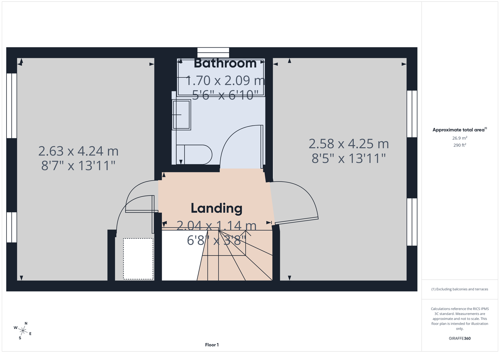 19, Great Tree View, Paignton floorplan