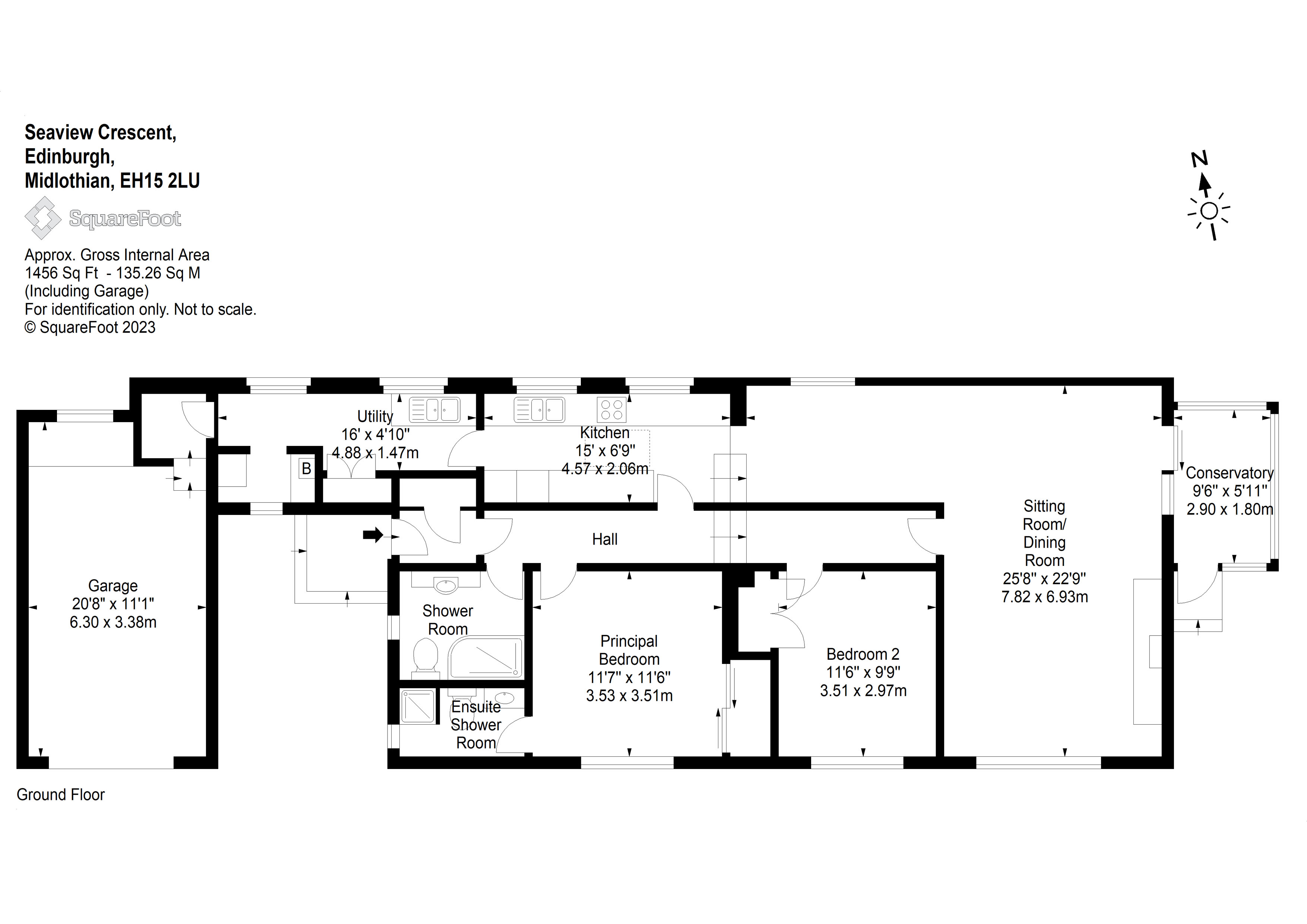 5 Seaview Crescent, Edinburgh EH15, 2 bedroom detached bungalow for
