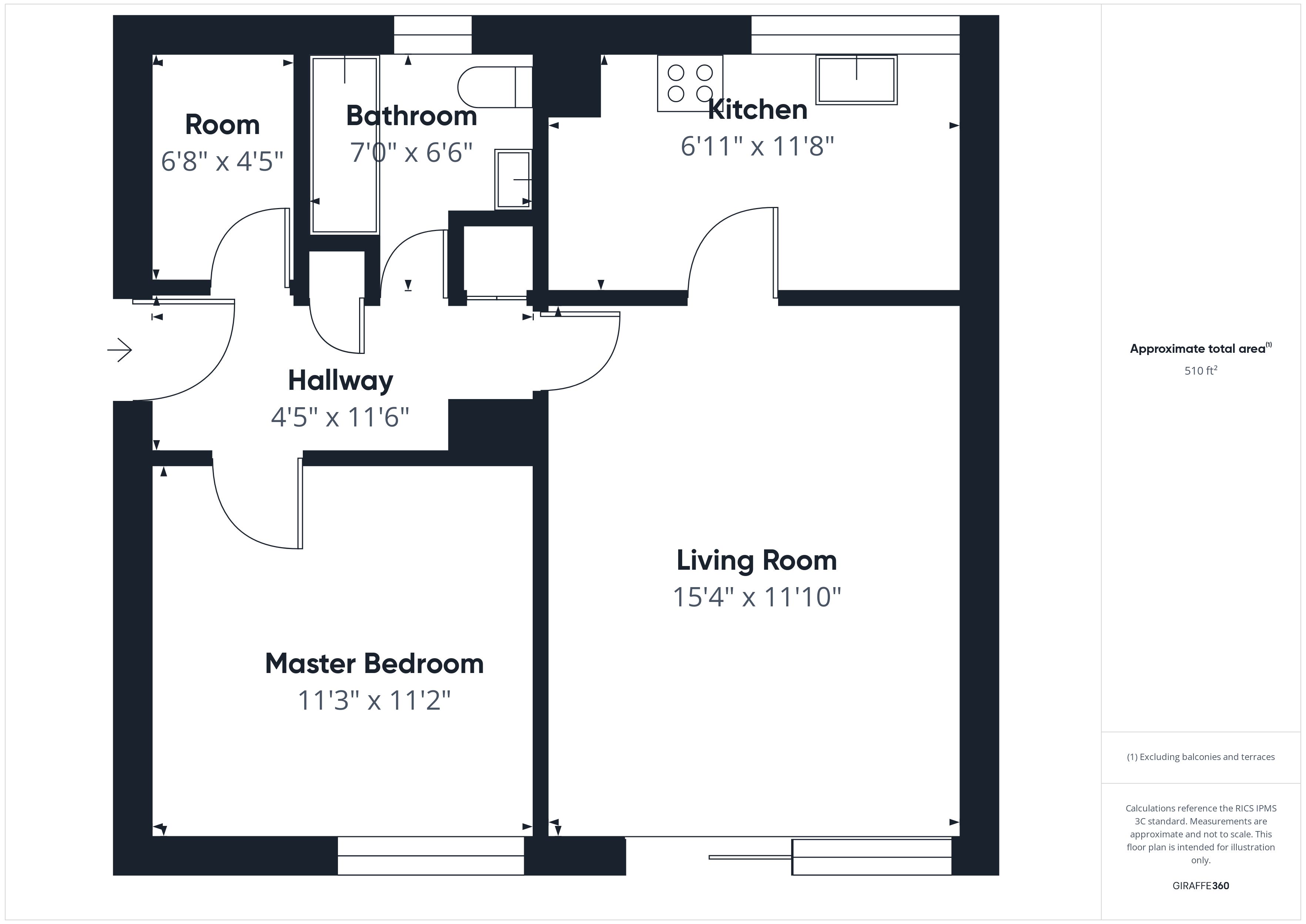 20, Dunwood Court, Maidenhead floorplan