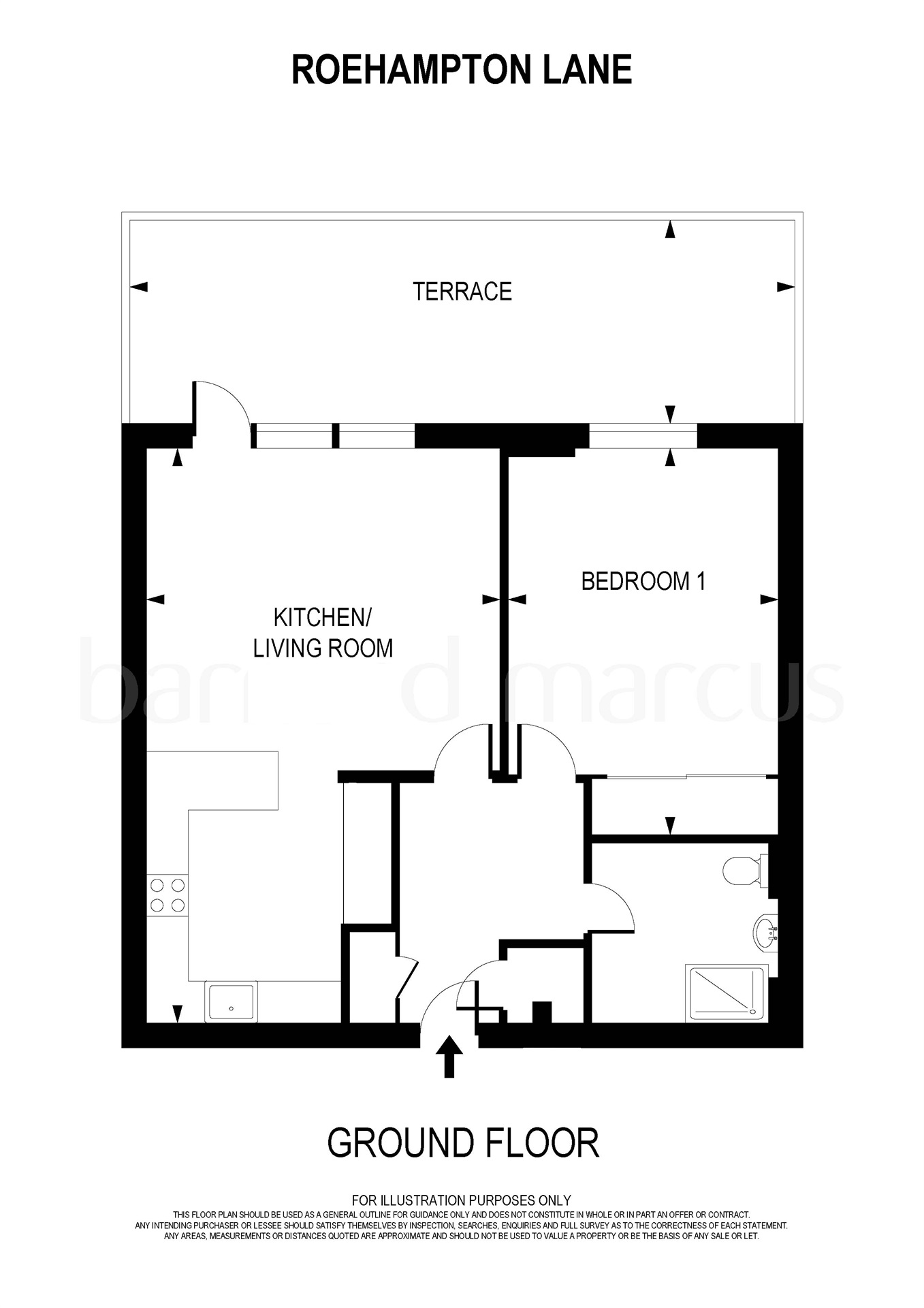 1 Bedrooms Flat for sale in Roehampton Lane, London SW15