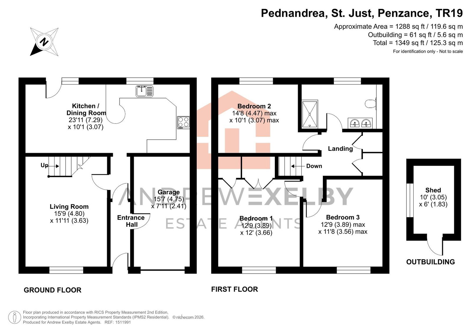 30, Pednandrea, Penzance floorplan