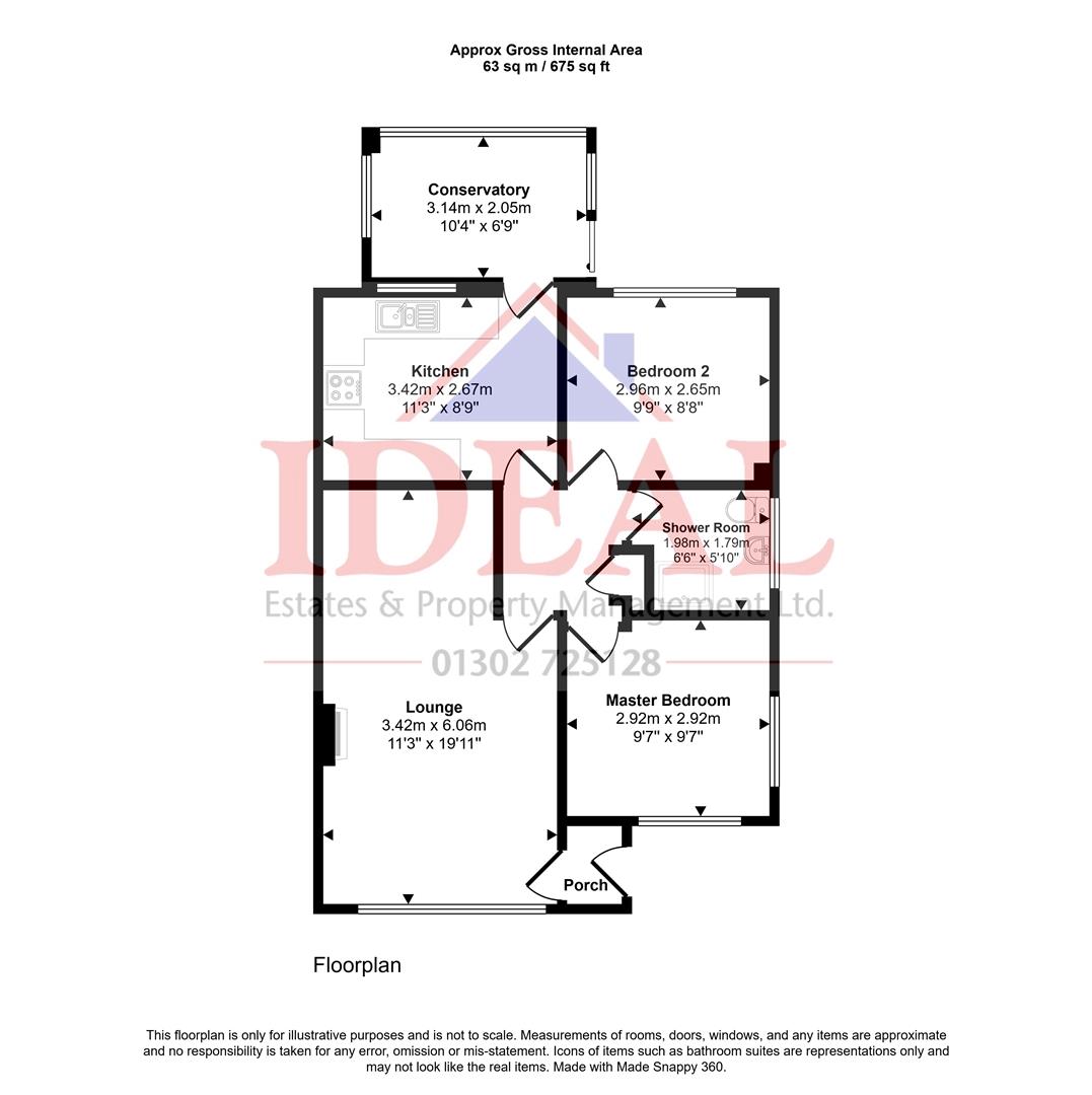 6, Childers Drive, Auckley, Doncaster floorplan