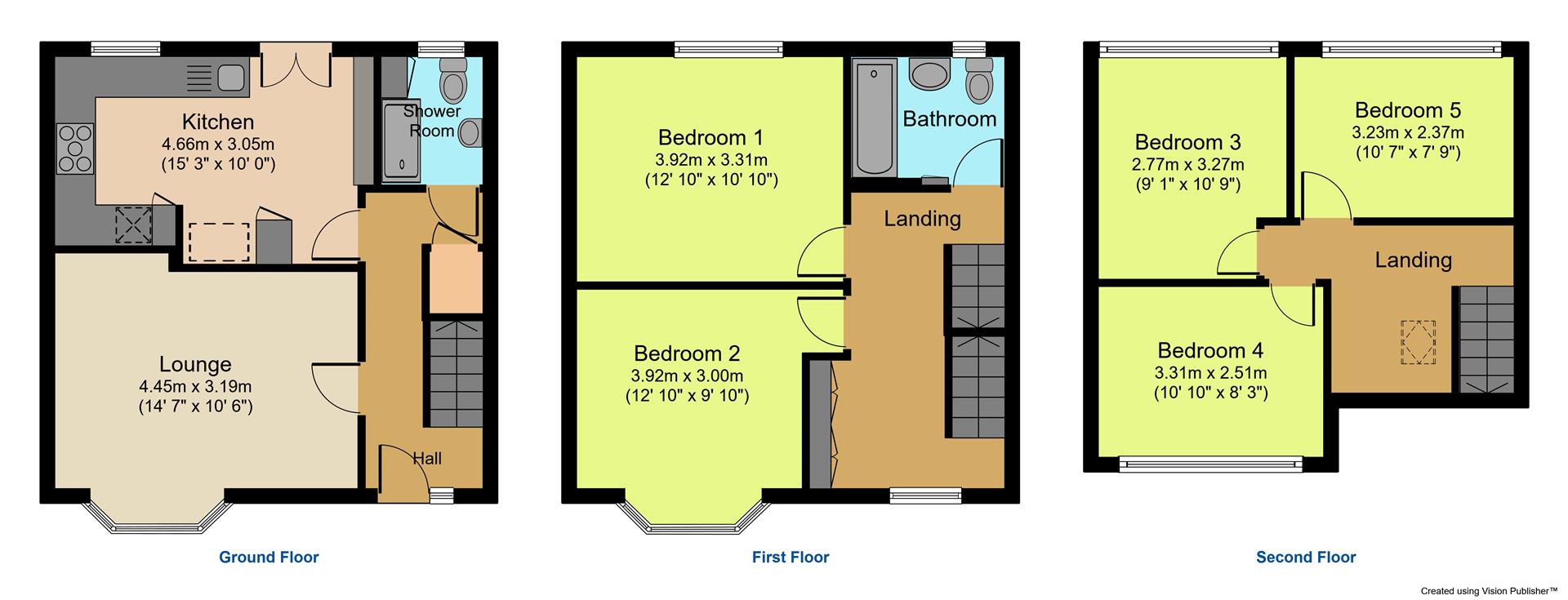 8, Spring Wood Gardens, Bradford floorplan