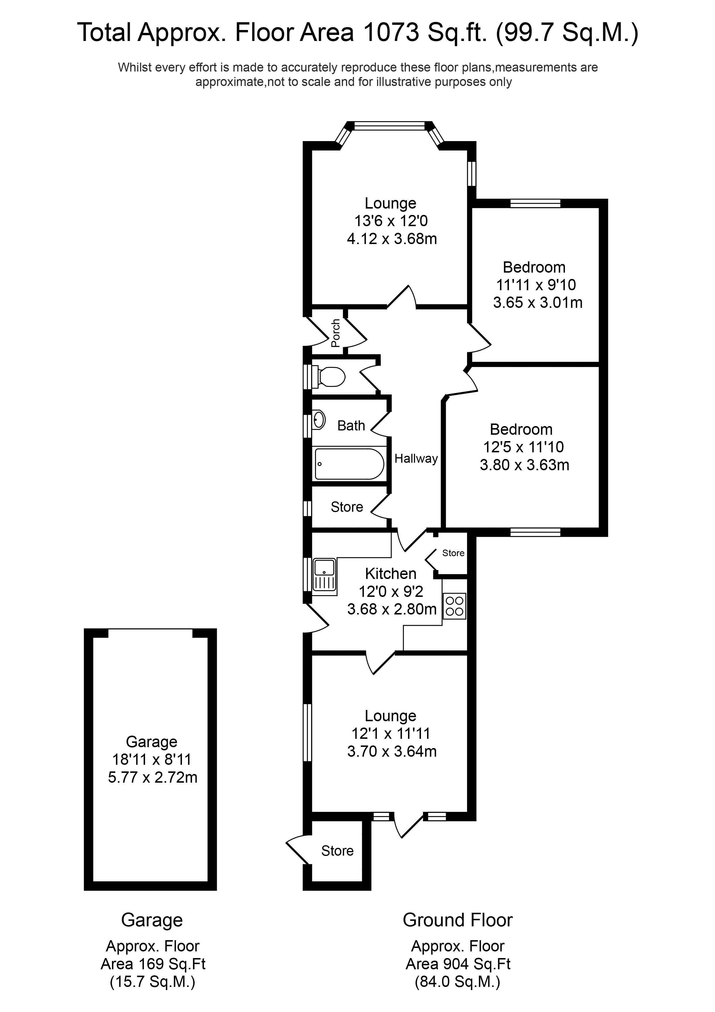 Preston New Road, Southport PR9, 2 bedroom semidetached bungalow for
