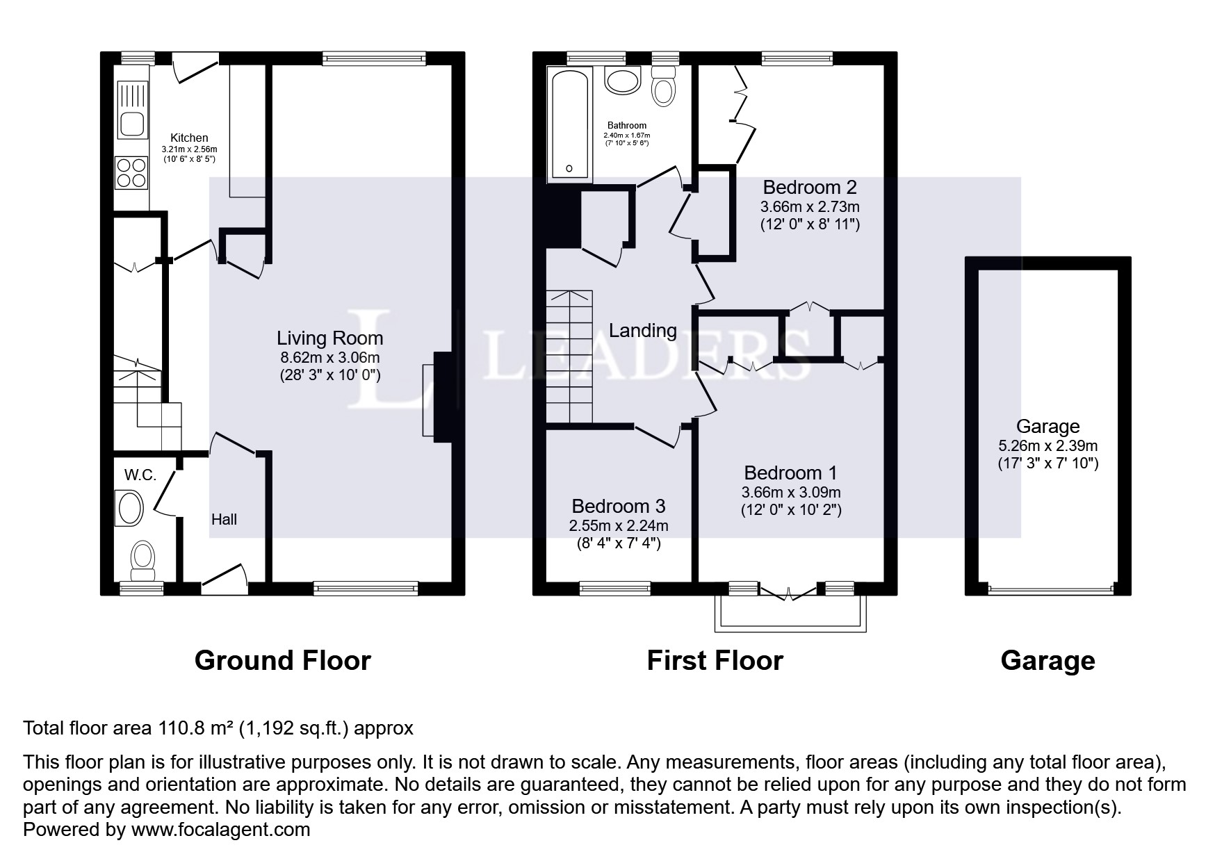 7, The Crescent, Pendleton Road floorplan