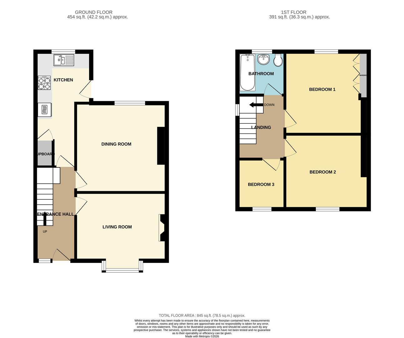 16, Abbey Mead, Carmarthen floorplan