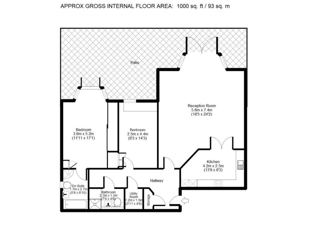 Slades Hill, Greater London floorplan