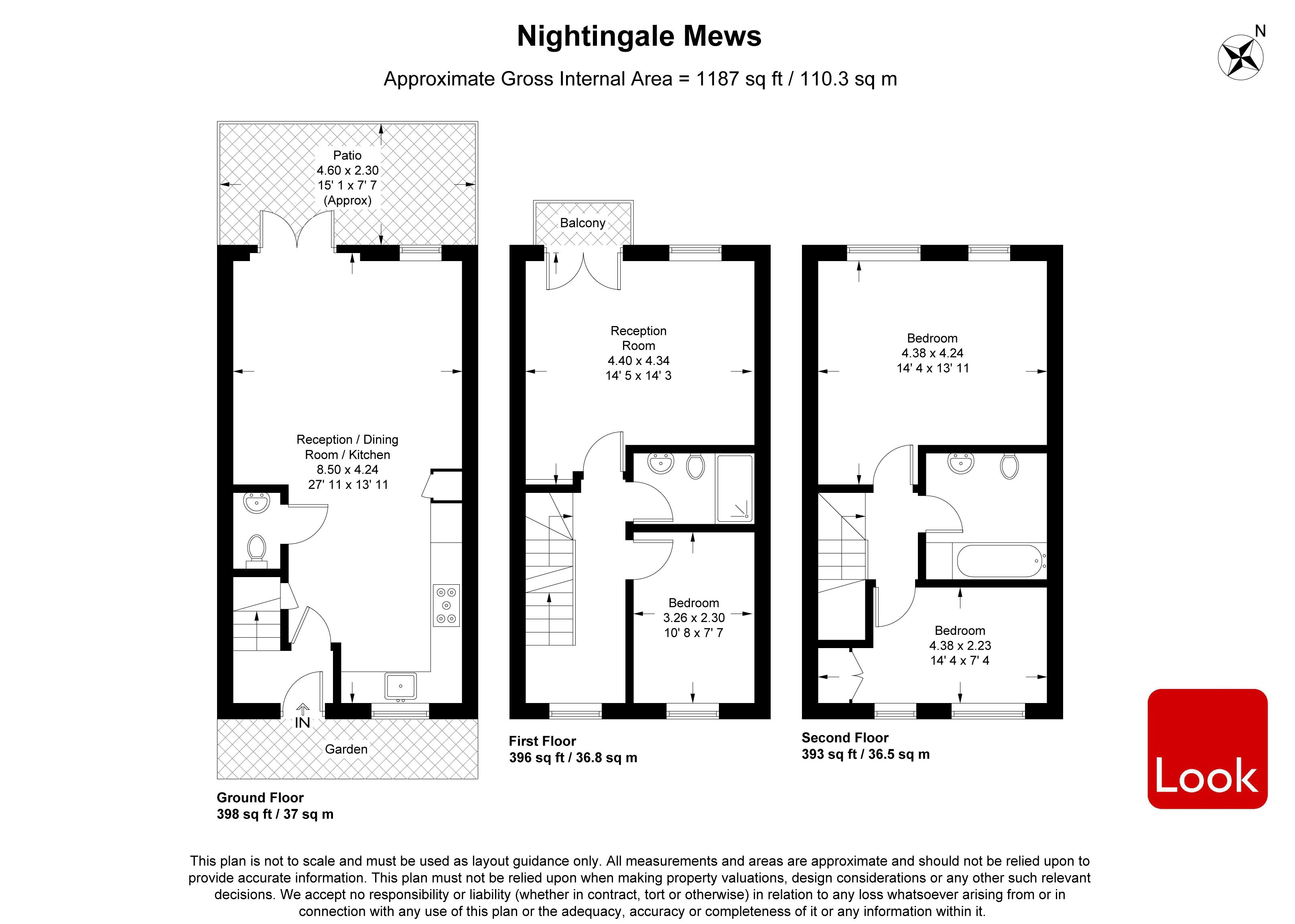 8, Nightingale Mews, Bow floorplan