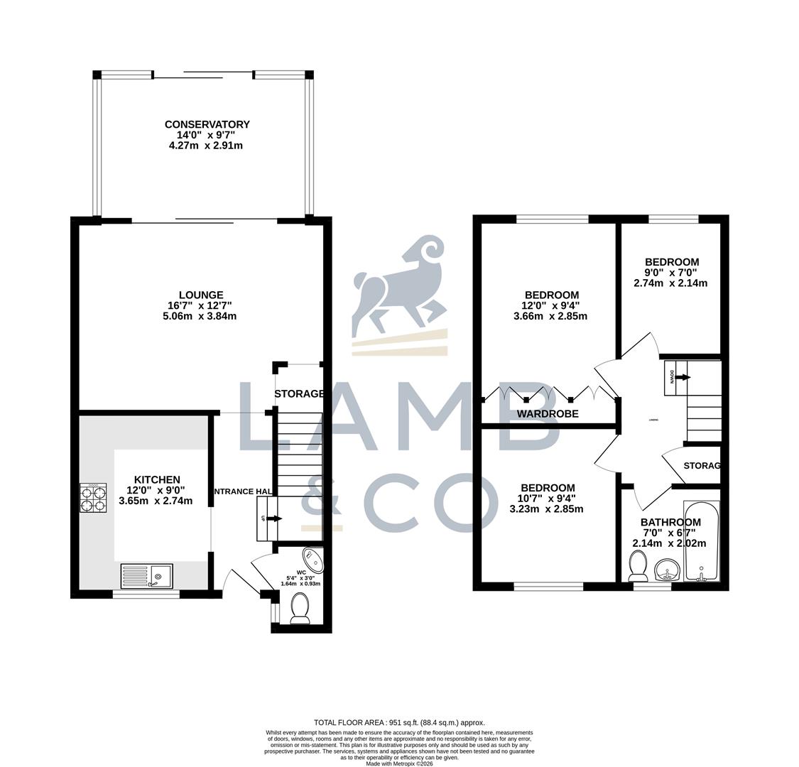 10, Dahlia Close, Clacton-On-Sea floorplan