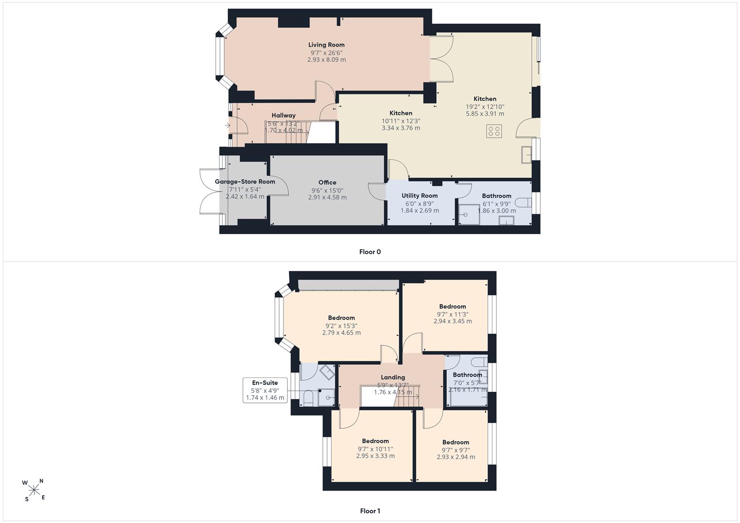 205, Caterham Drive, Coulsdon floorplan
