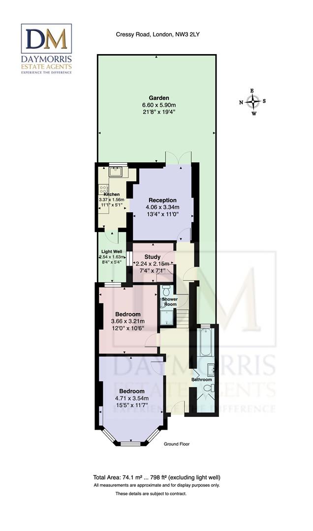 10a, Cressy Road, Hampstead floorplan