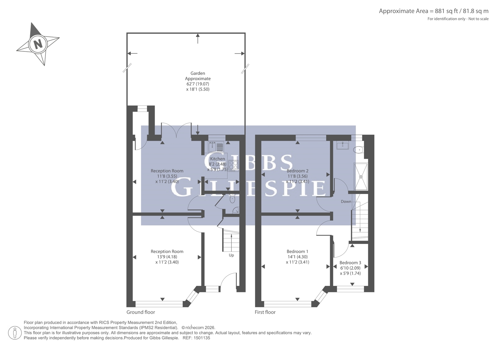 35, Hill Crescent, Harrow floorplan