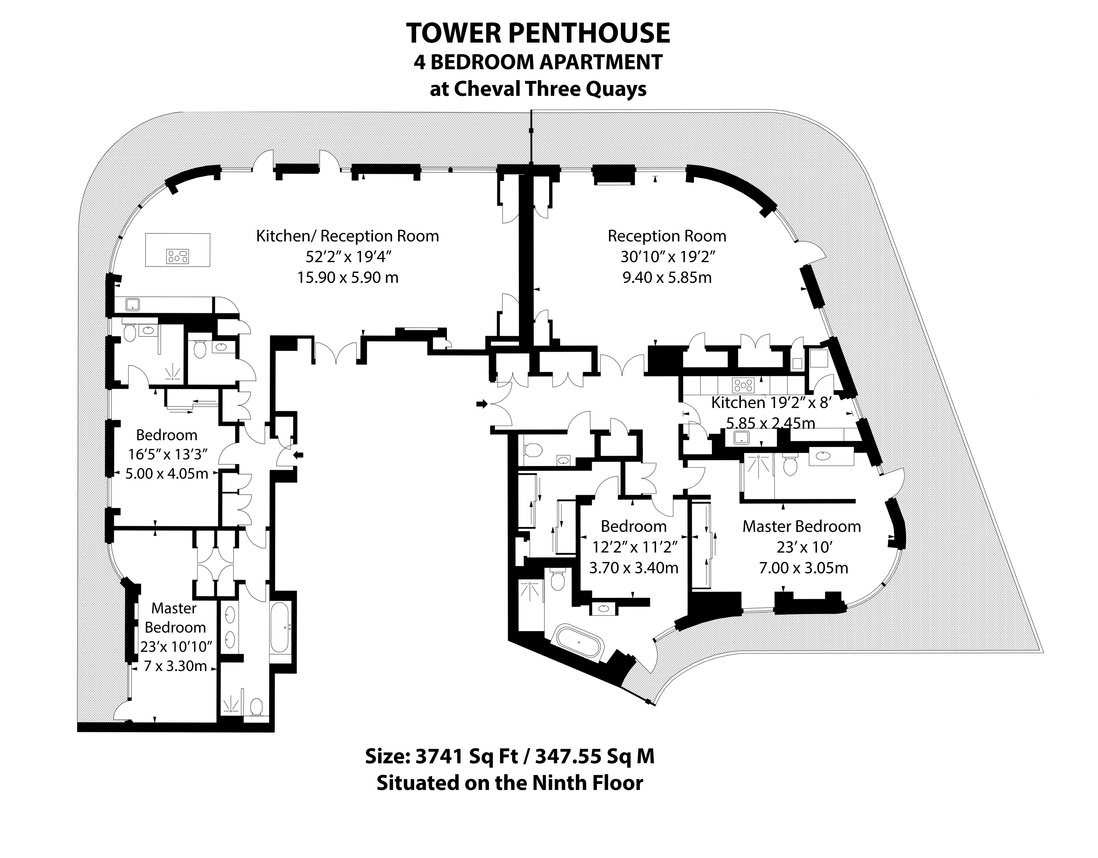 4 Bedrooms Flat to rent in Lower Thames Street, London EC3R