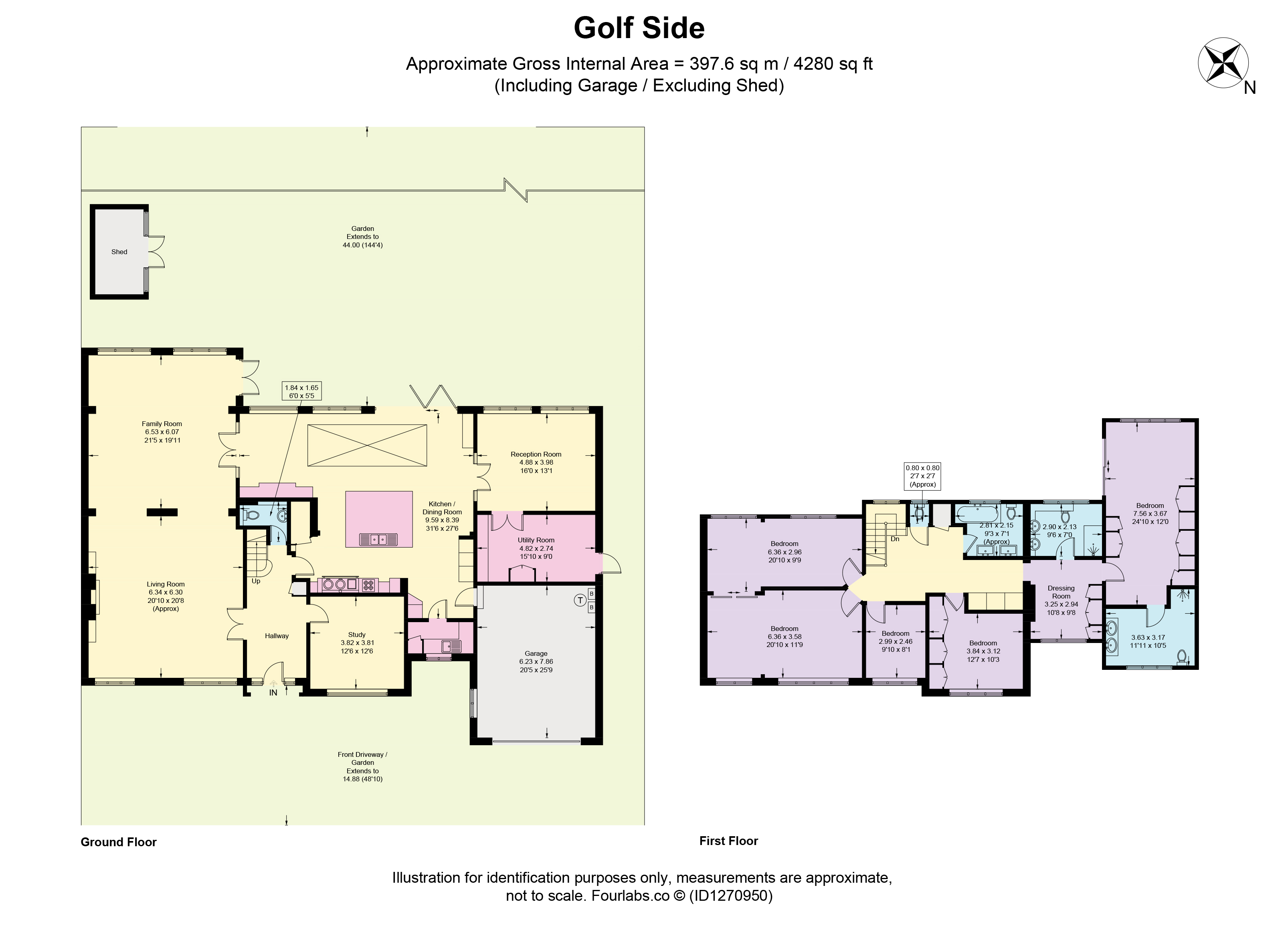 22 Golf Side, Cheam, Sutton floorplan