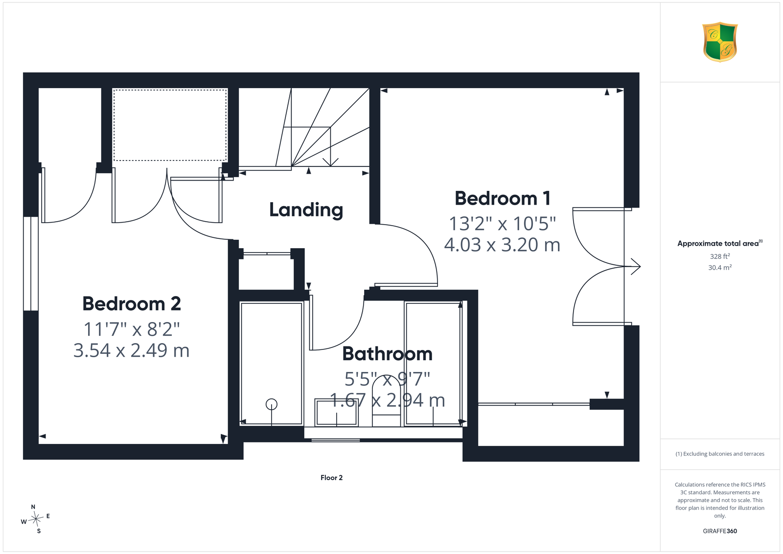6 Summers Place, Stane Street, Billingshurst floorplan