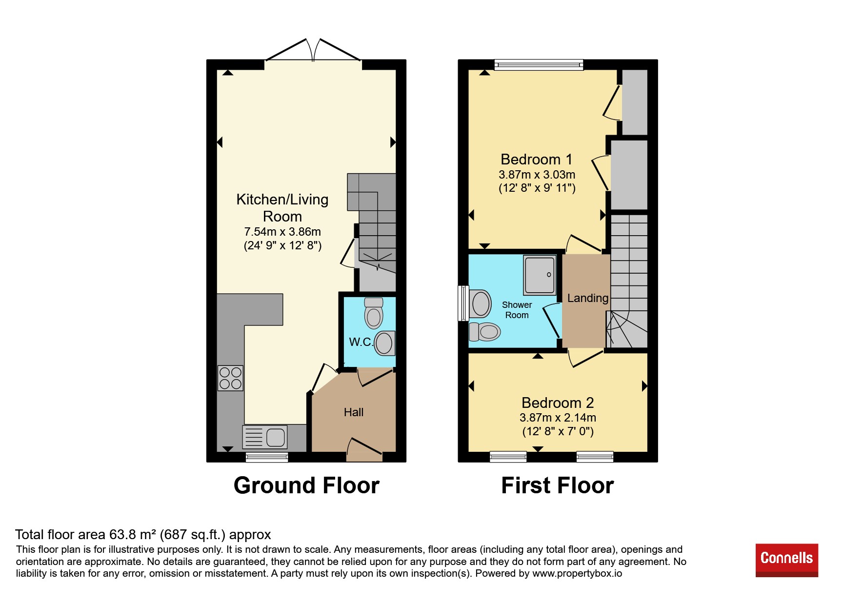 7, Stokesay Lane, Stafford floorplan