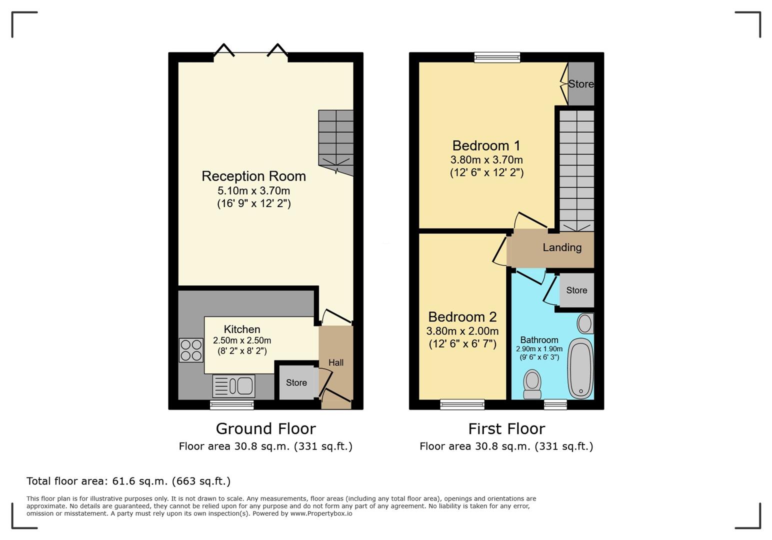 18, Woodham Park, Barry floorplan