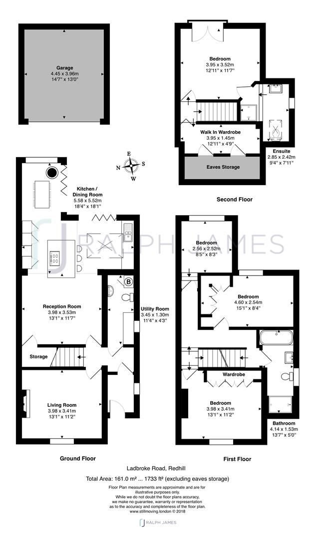 4 Bedrooms Semi-detached house for sale in Ladbroke Road, Redhill RH1