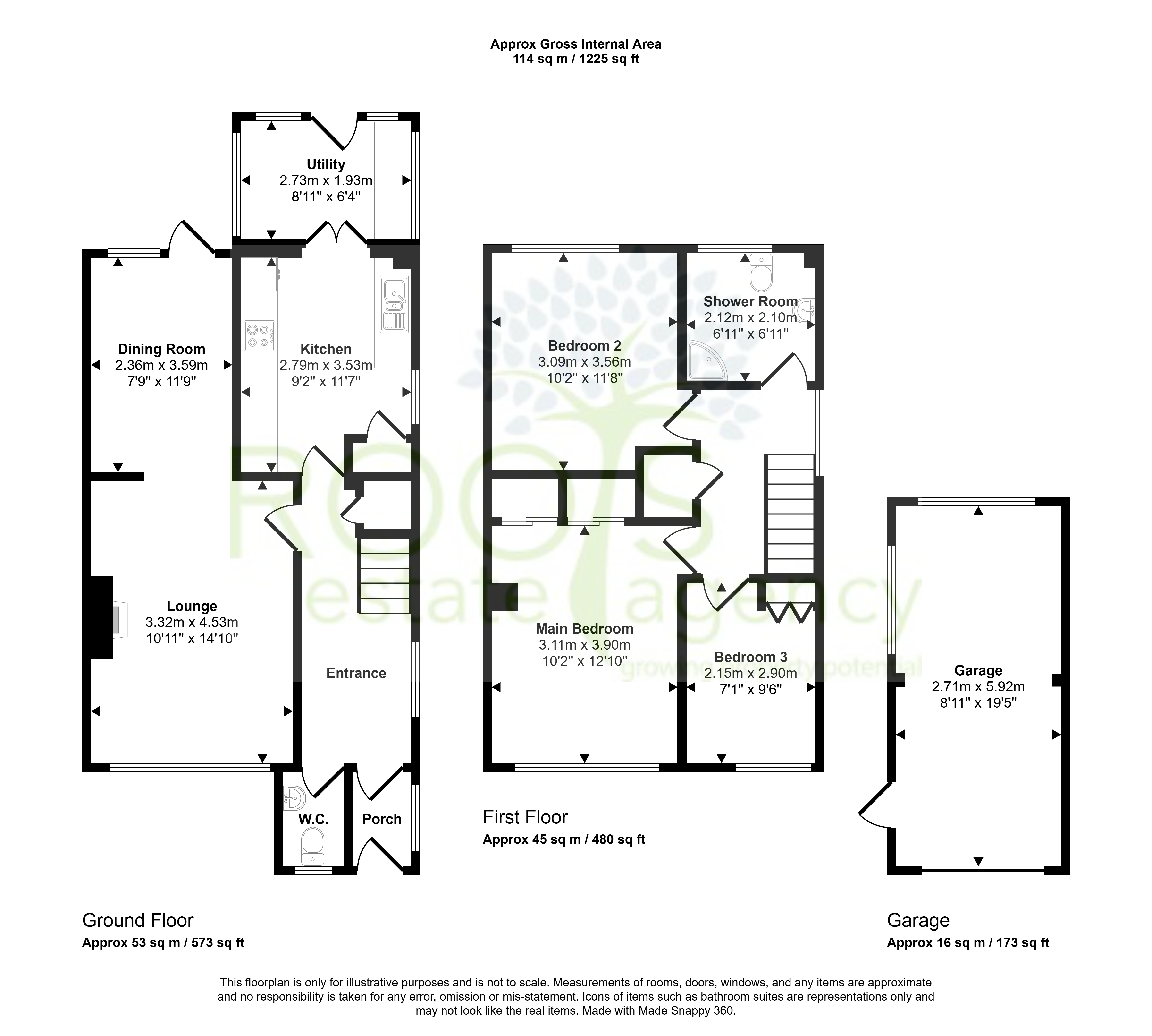 61, Dalby Crescent, Berkshire floorplan