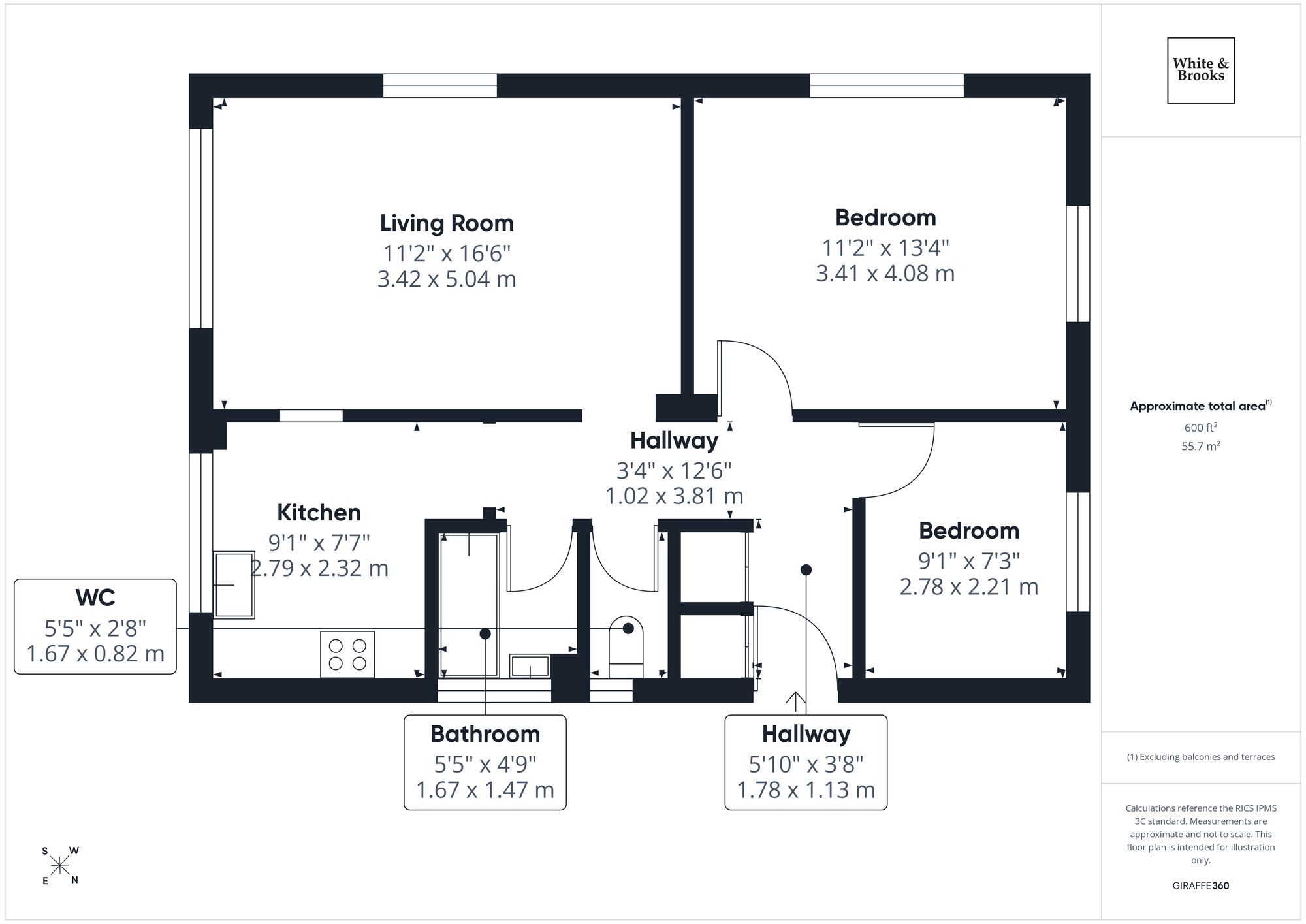 3 Cranford Gardens, Bognor Regis floorplan