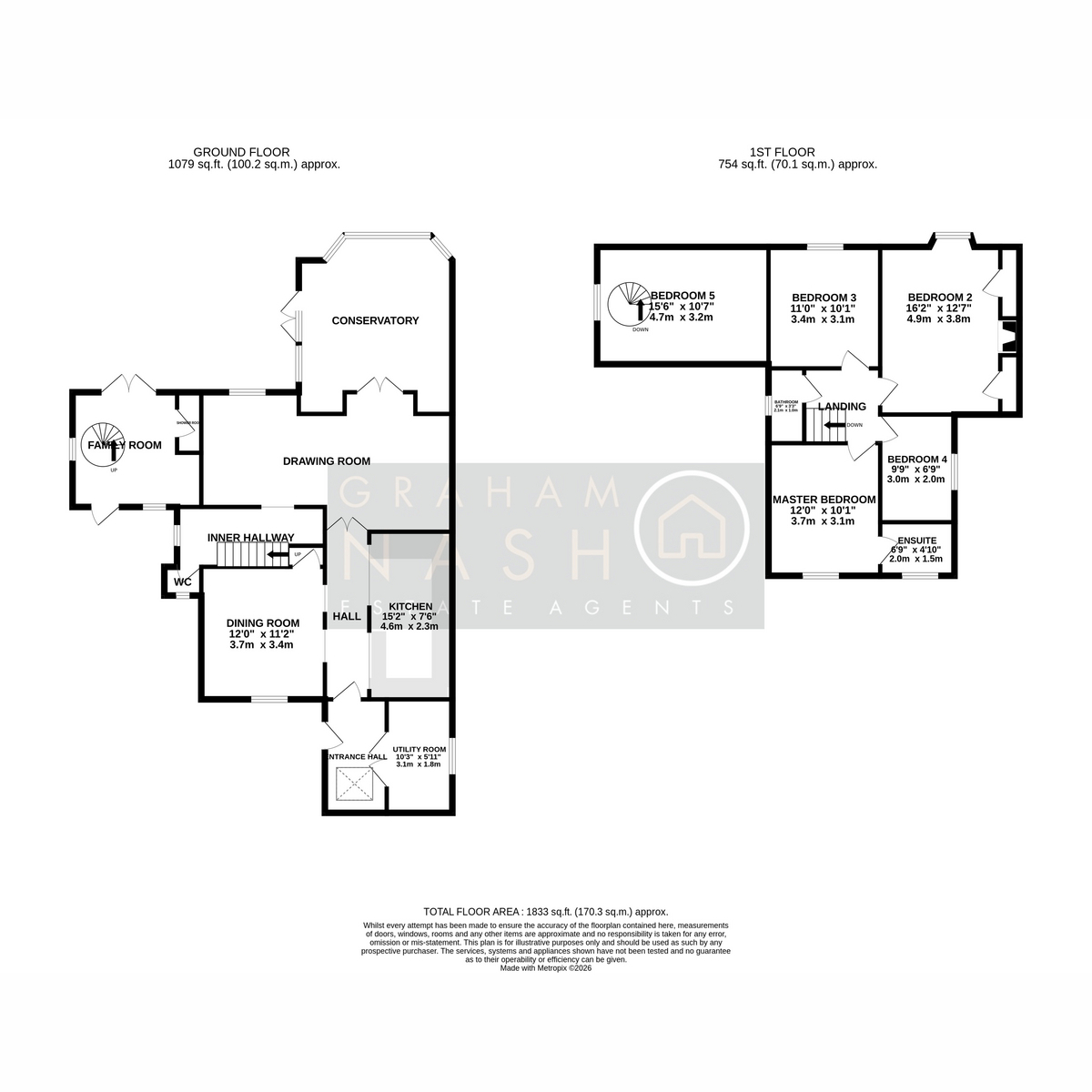 126, Bromham Road, Bedford floorplan