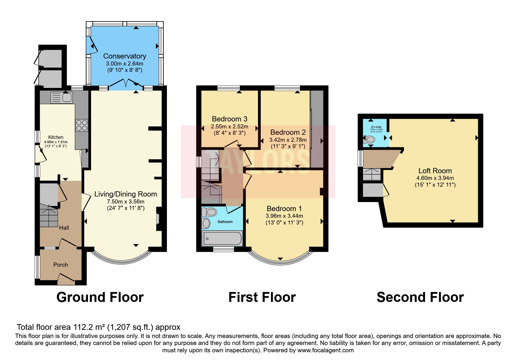 52, Grosvenor Road, Bedfordshire floorplan