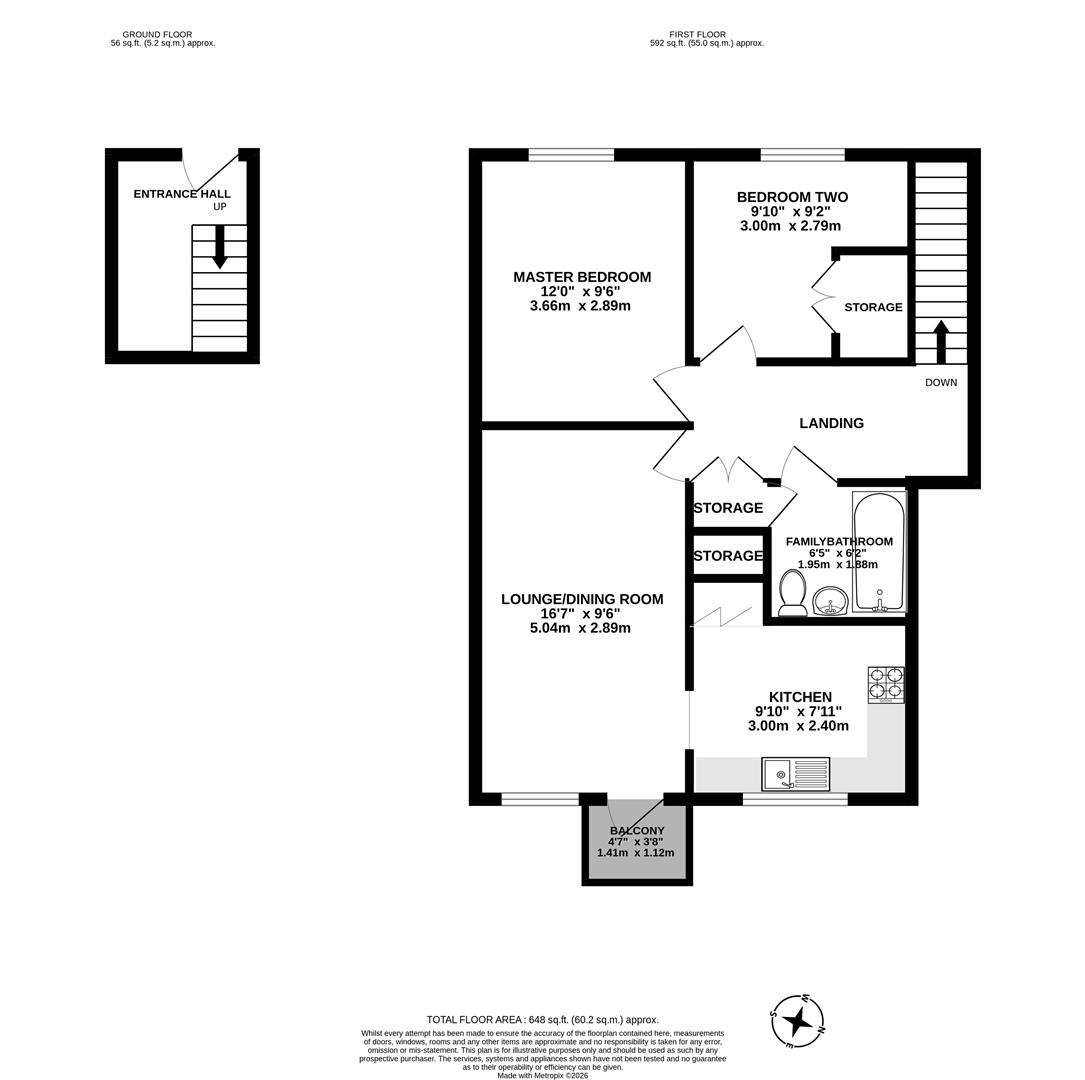 24A, Bleasdale Street East, Preston floorplan