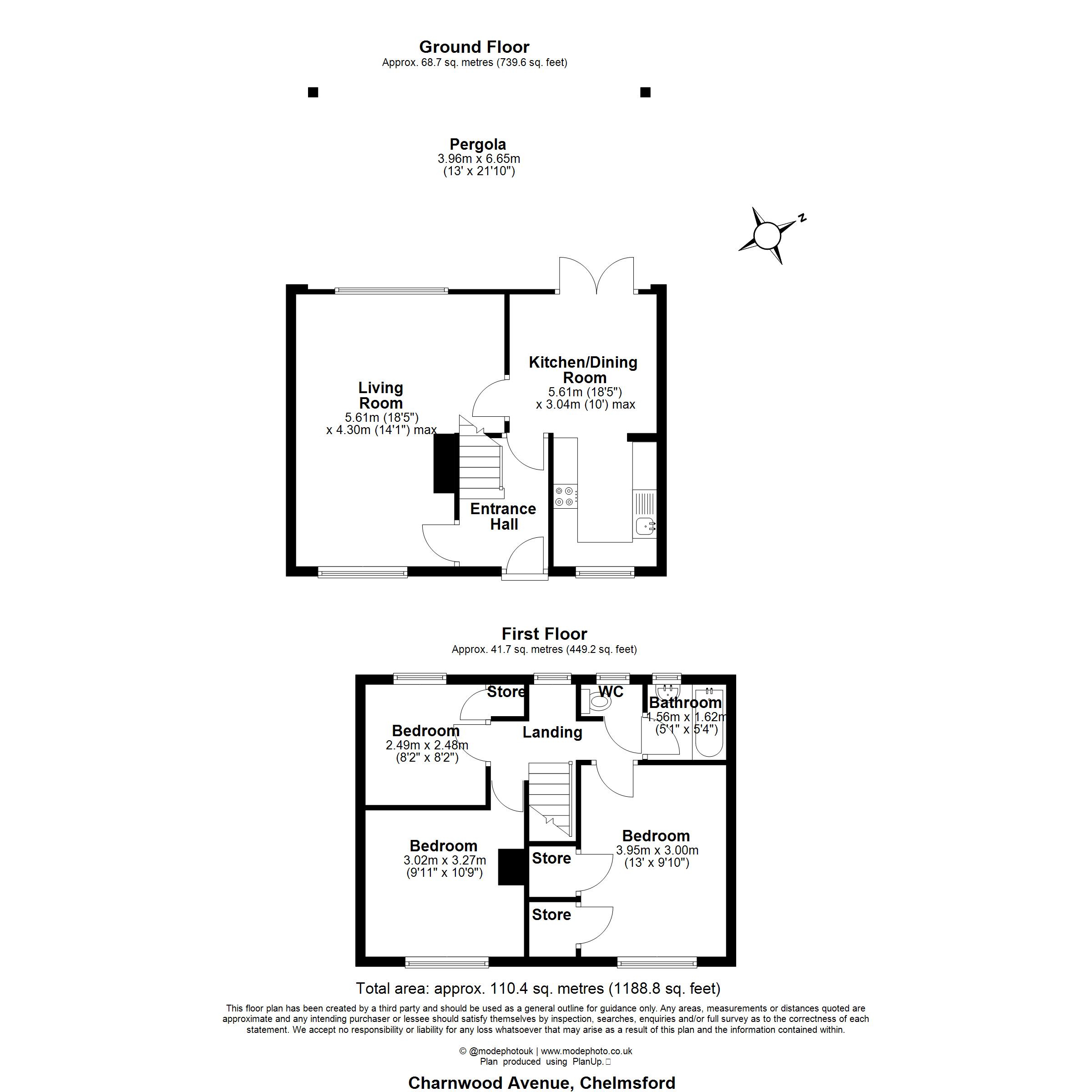 11, Charnwood Avenue, CHELMSFORD floorplan