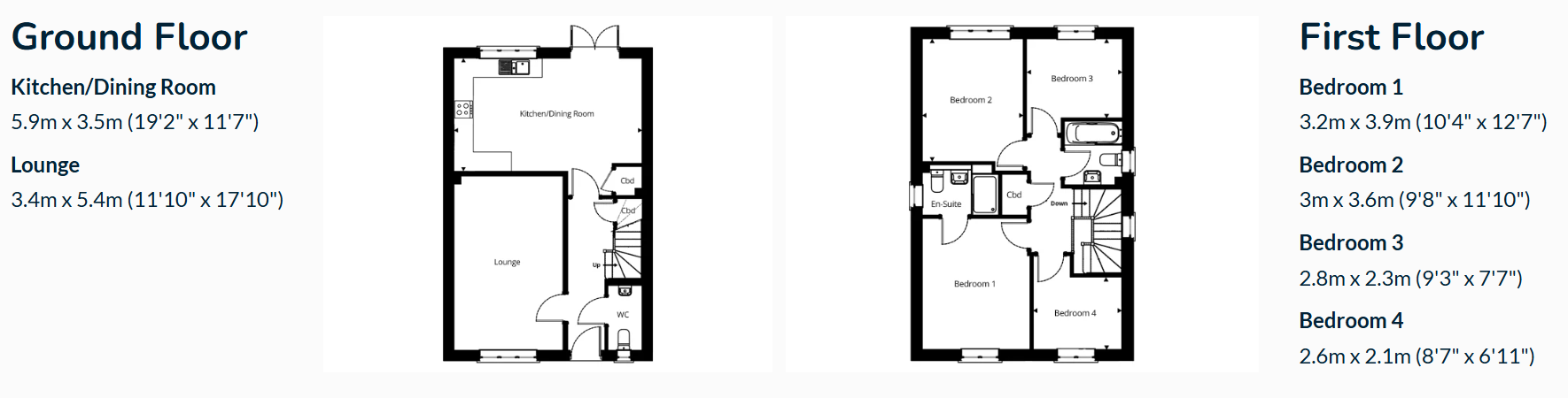 53, Stapleton Way, Exeter, Devon, EX2 floorplan