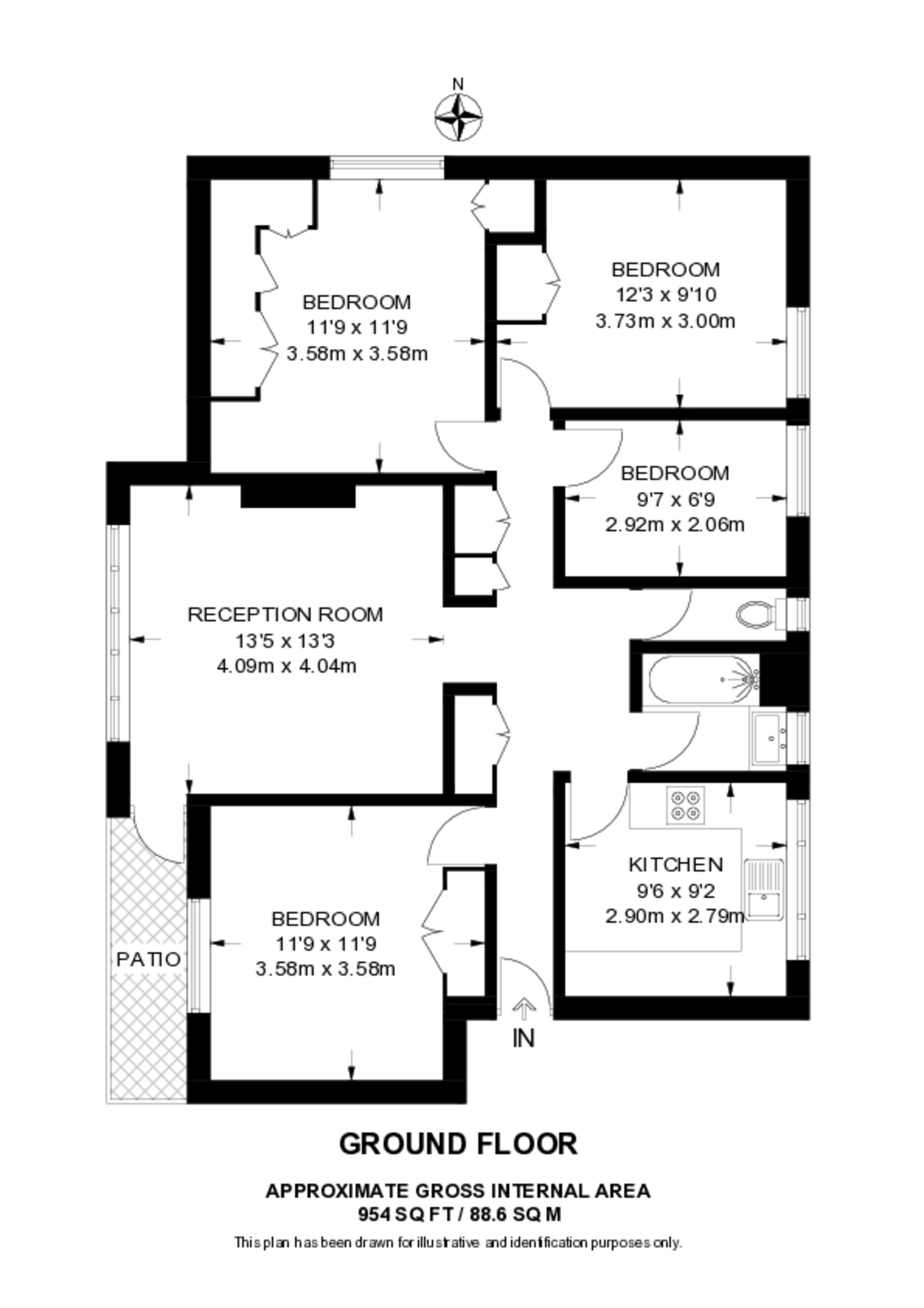 Beech Avenue, East Acton floorplan