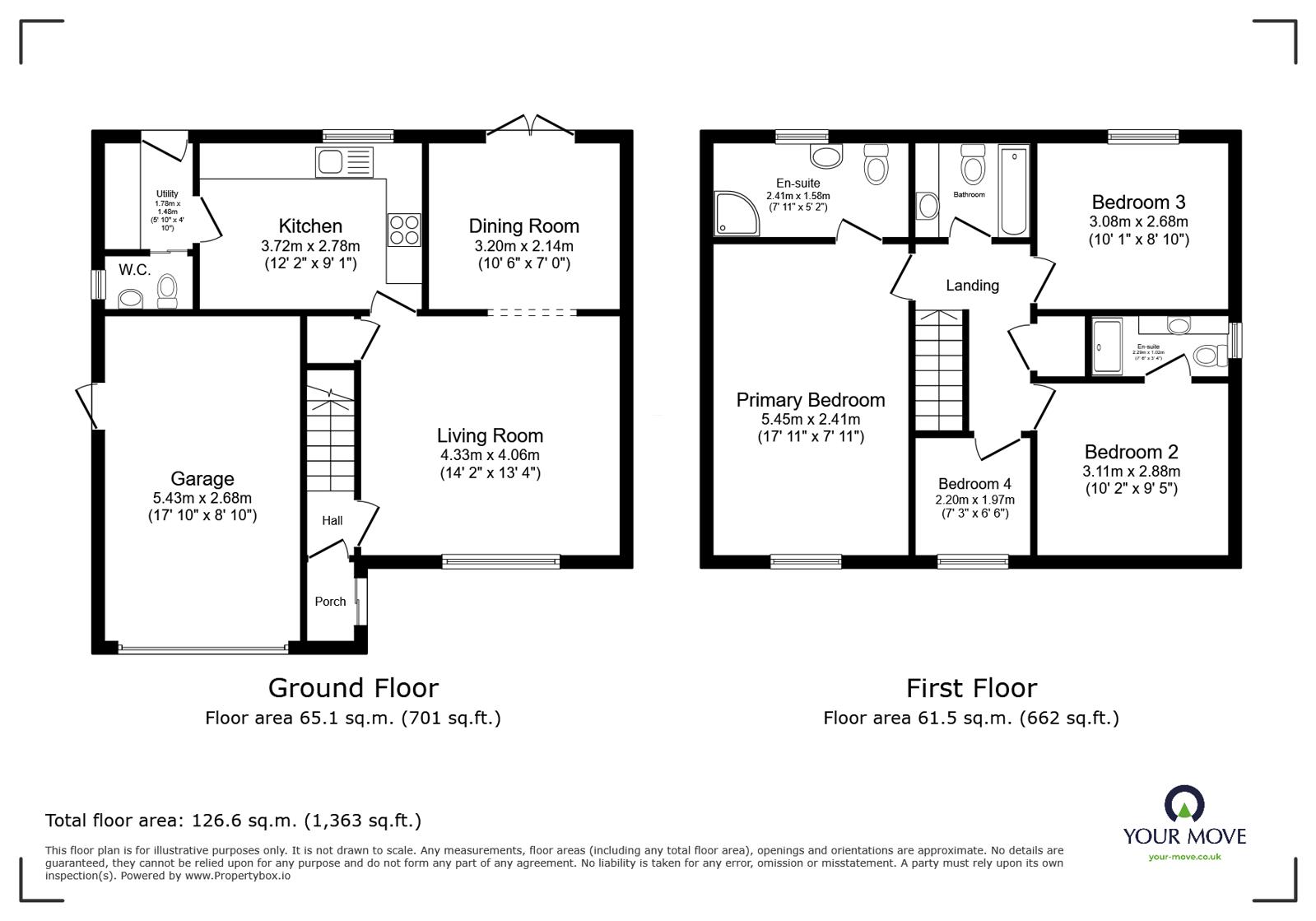 63, Valley Drive, Cumbria floorplan